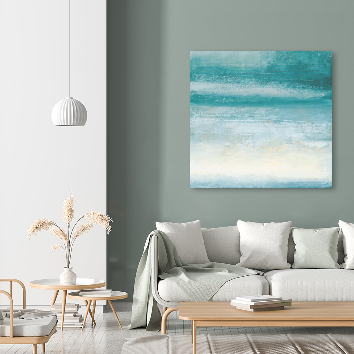 Stormy Skies In Blue I by Michael Marcon on GIANT ART - abstract blue