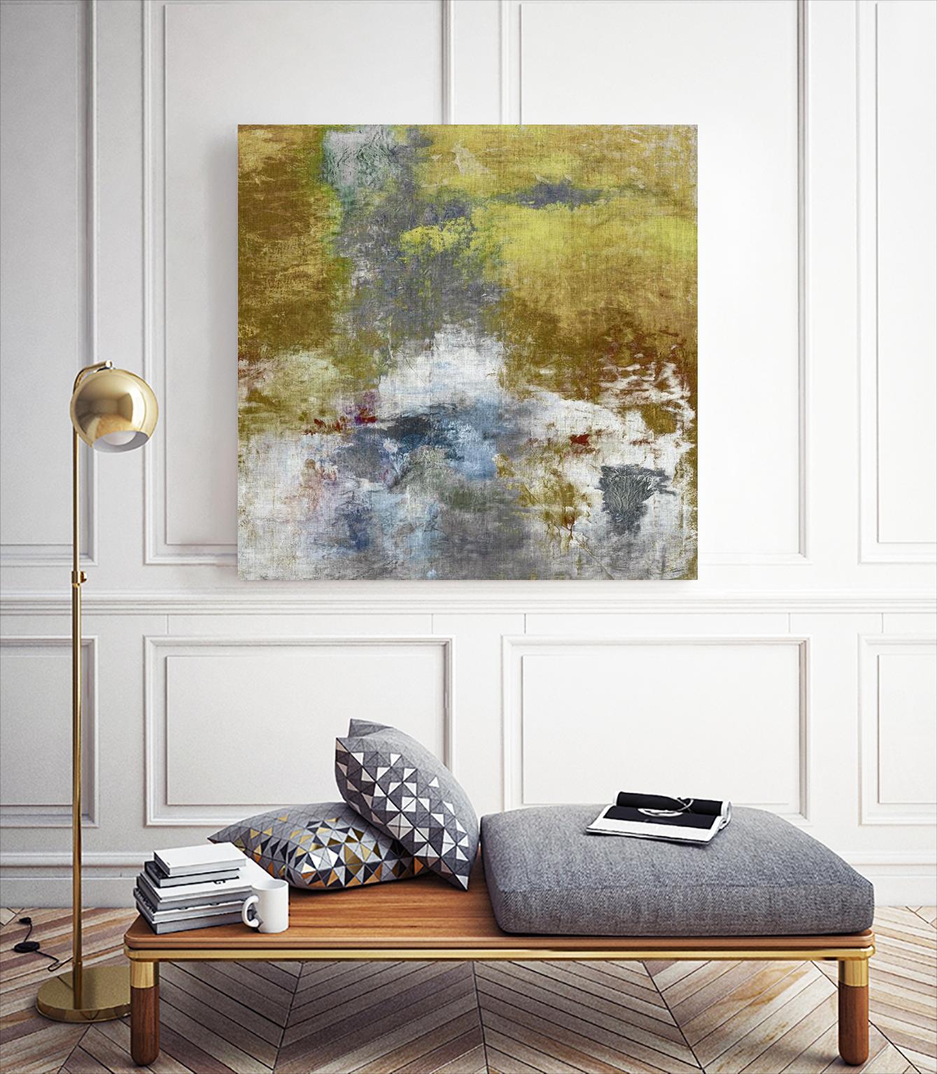 Journey I by John Butler on GIANT ART - yellow abstract