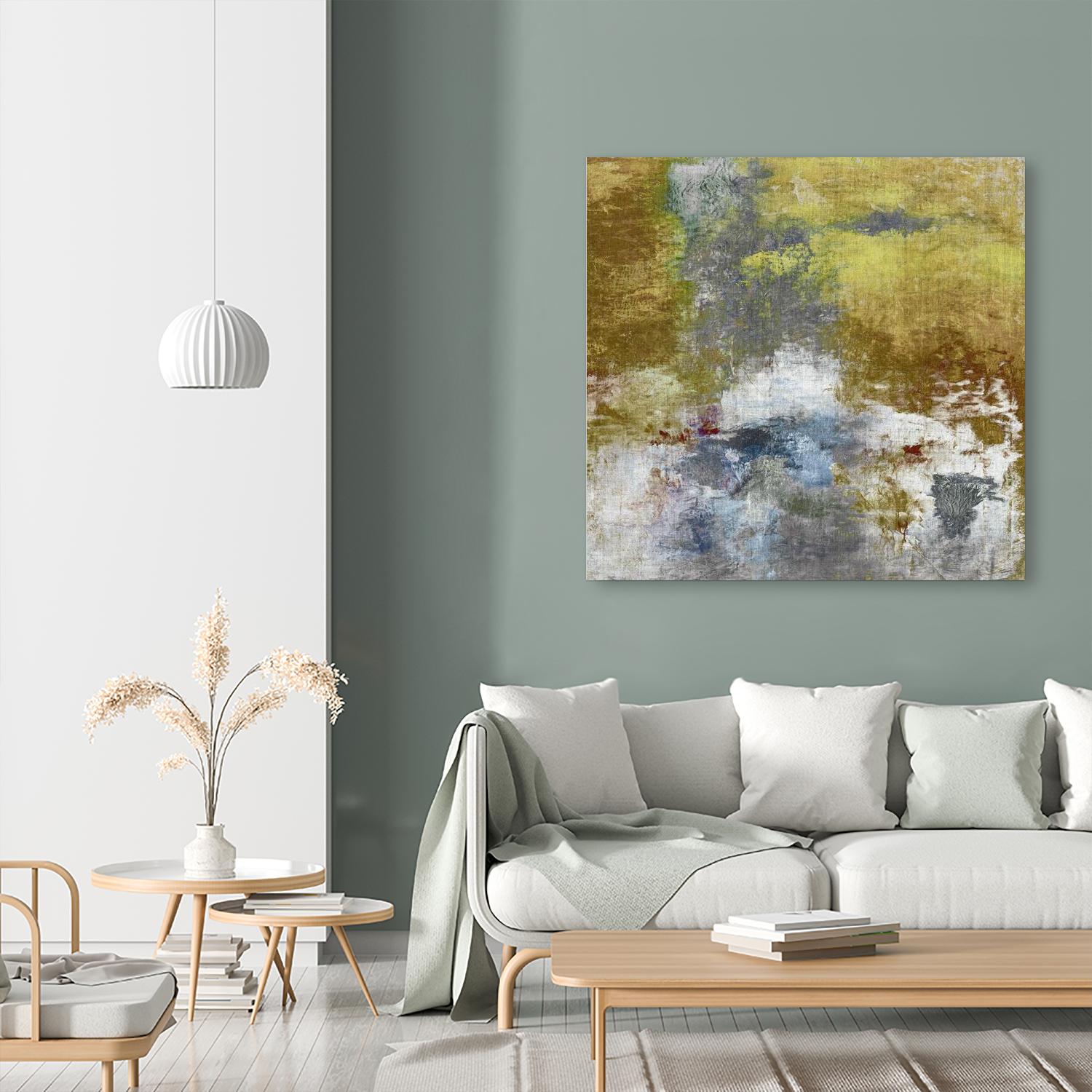 Journey I by John Butler on GIANT ART - yellow abstract