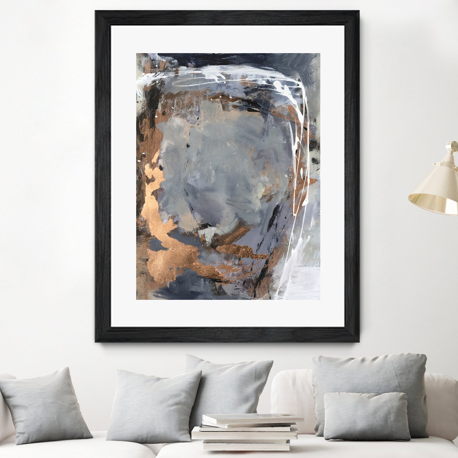 Copper Crested Twilight I by Victoria Barnes on GIANT ART - abstract geometrics abstract