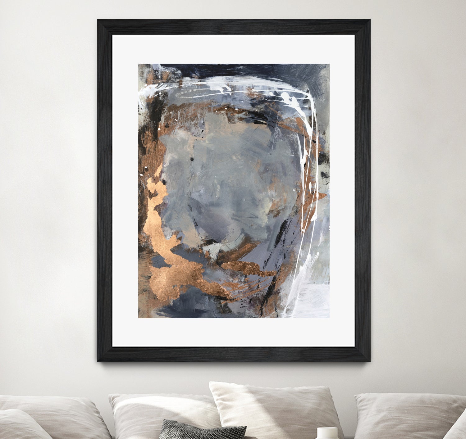 Copper Crested Twilight I by Victoria Barnes on GIANT ART - abstract geometrics abstract