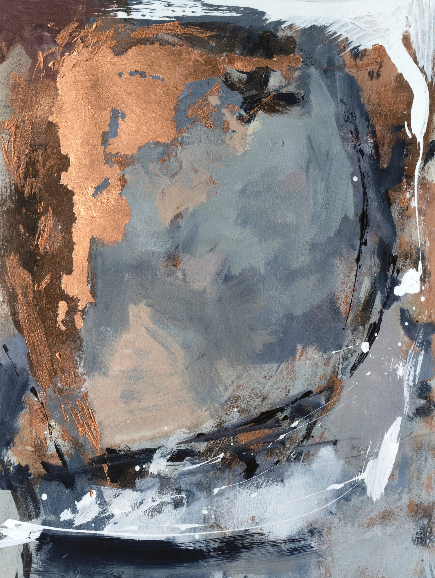 Copper Crested Twilight II by Victoria Barnes on GIANT ART - abstract geometrics abstract