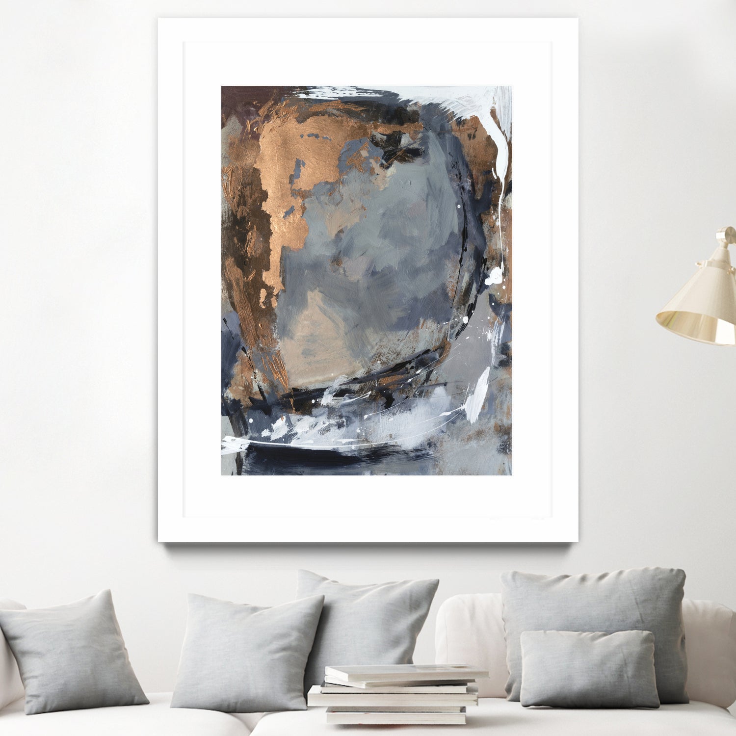 Copper Crested Twilight II by Victoria Barnes on GIANT ART - abstract geometrics abstract