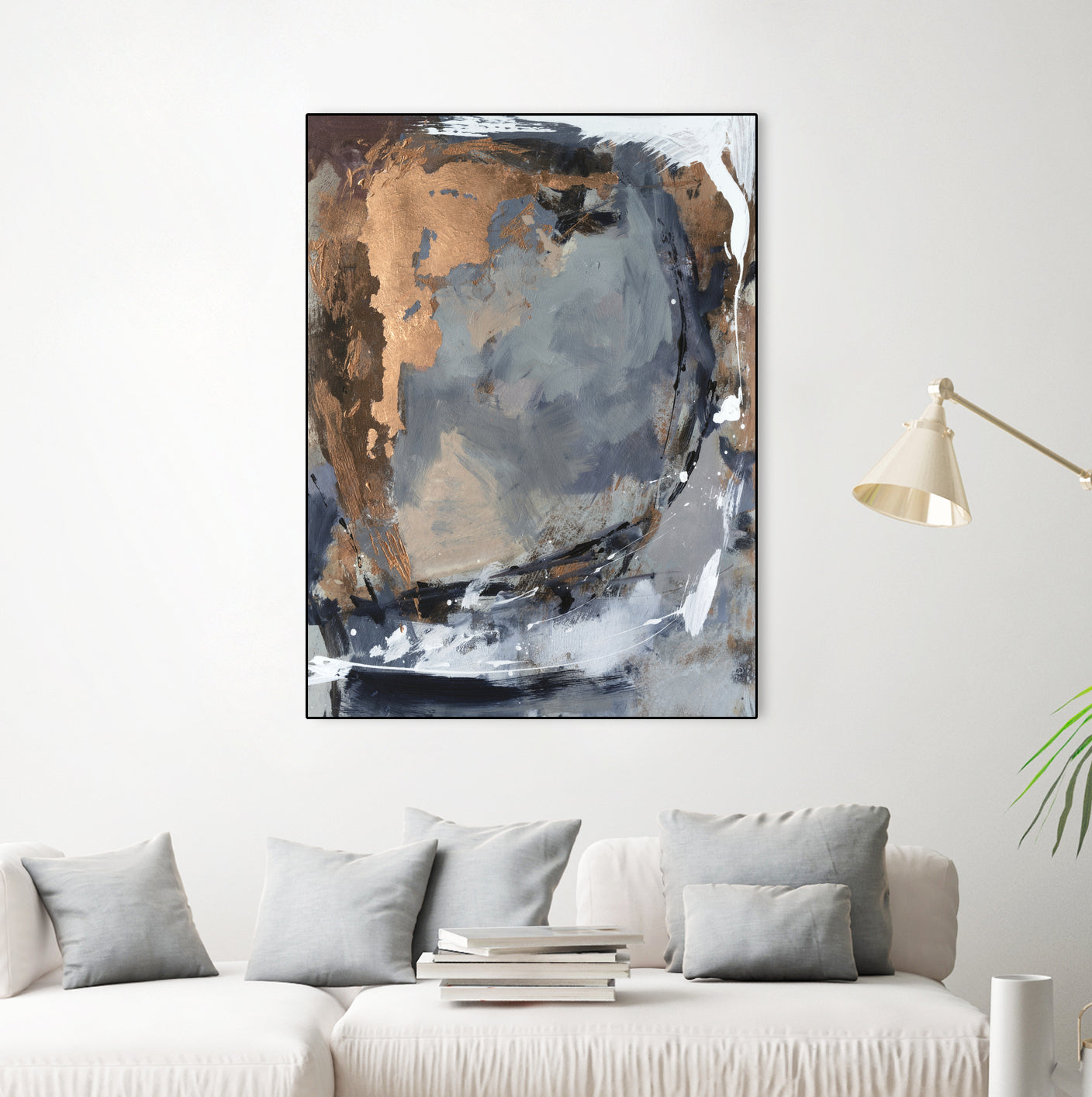 Copper Crested Twilight II by Victoria Barnes on GIANT ART - abstract geometrics abstract