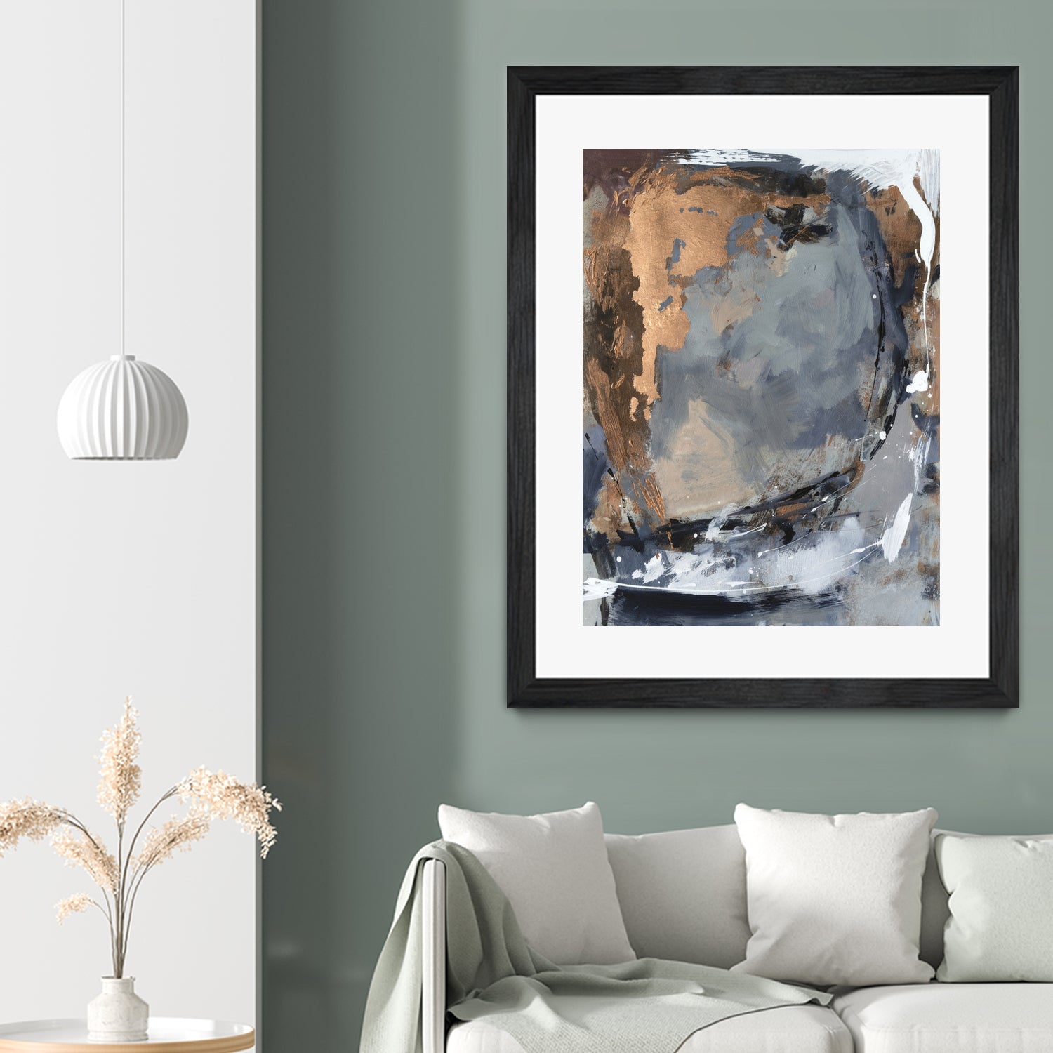 Copper Crested Twilight II by Victoria Barnes on GIANT ART - abstract geometrics abstract