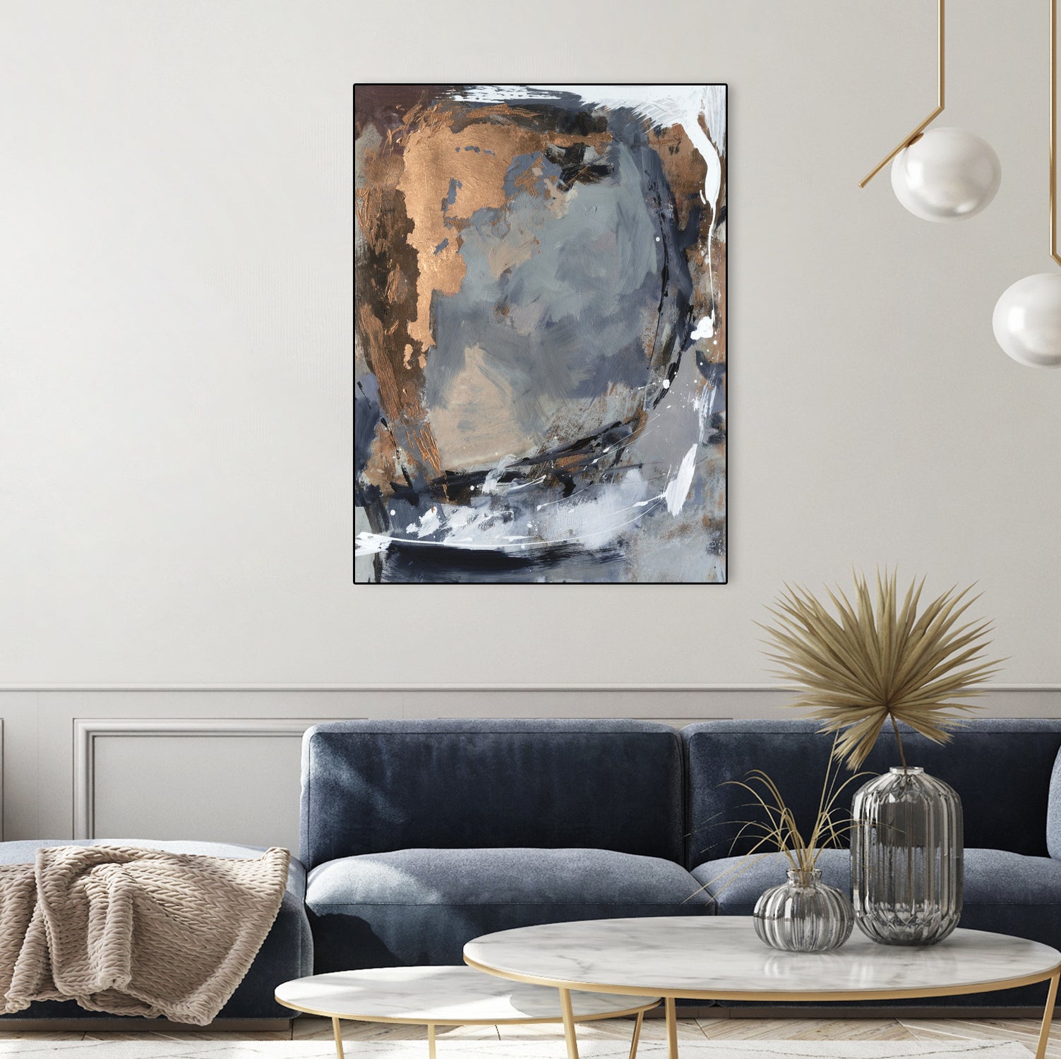 Copper Crested Twilight II by Victoria Barnes on GIANT ART - abstract geometrics abstract