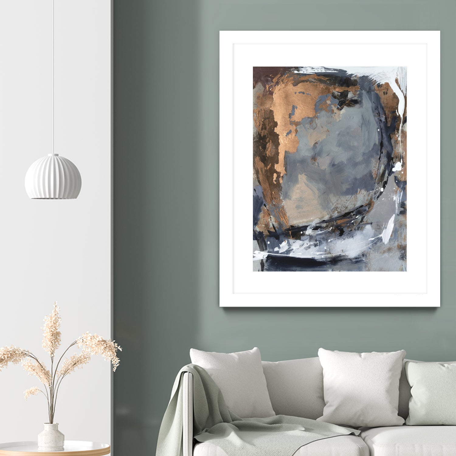 Copper Crested Twilight II by Victoria Barnes on GIANT ART - abstract geometrics abstract