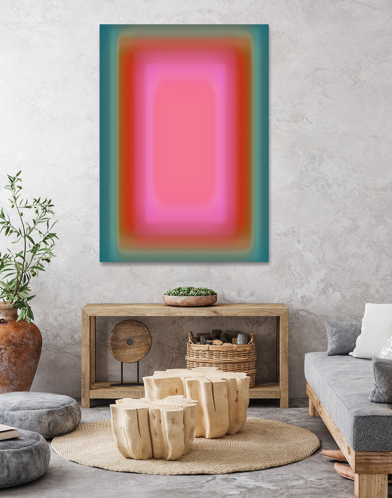 Vibrant Aura I by Victoria Barnes on GIANT ART - abstract