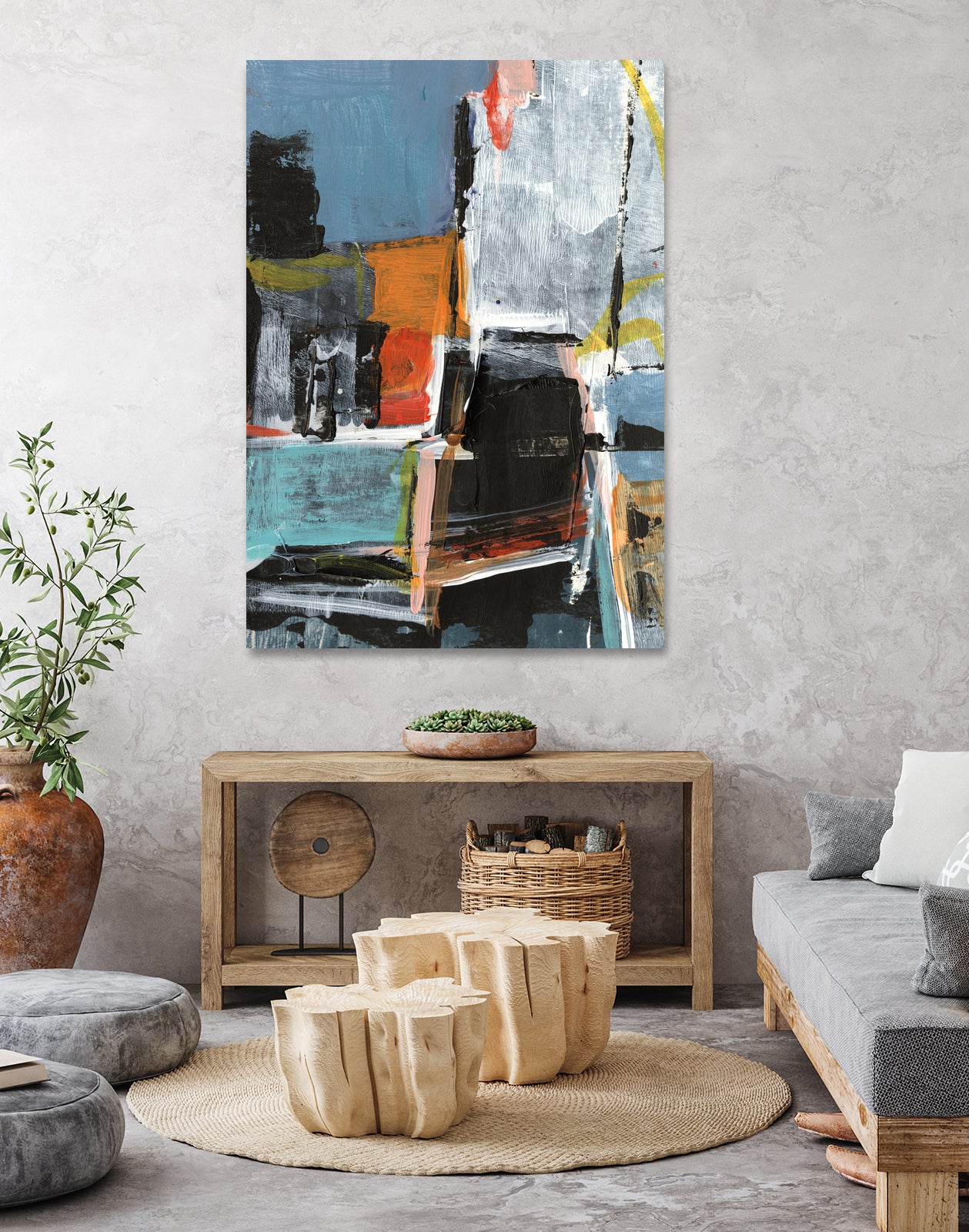 Erratic Marks I by Ethan Harper on GIANT ART - abstract