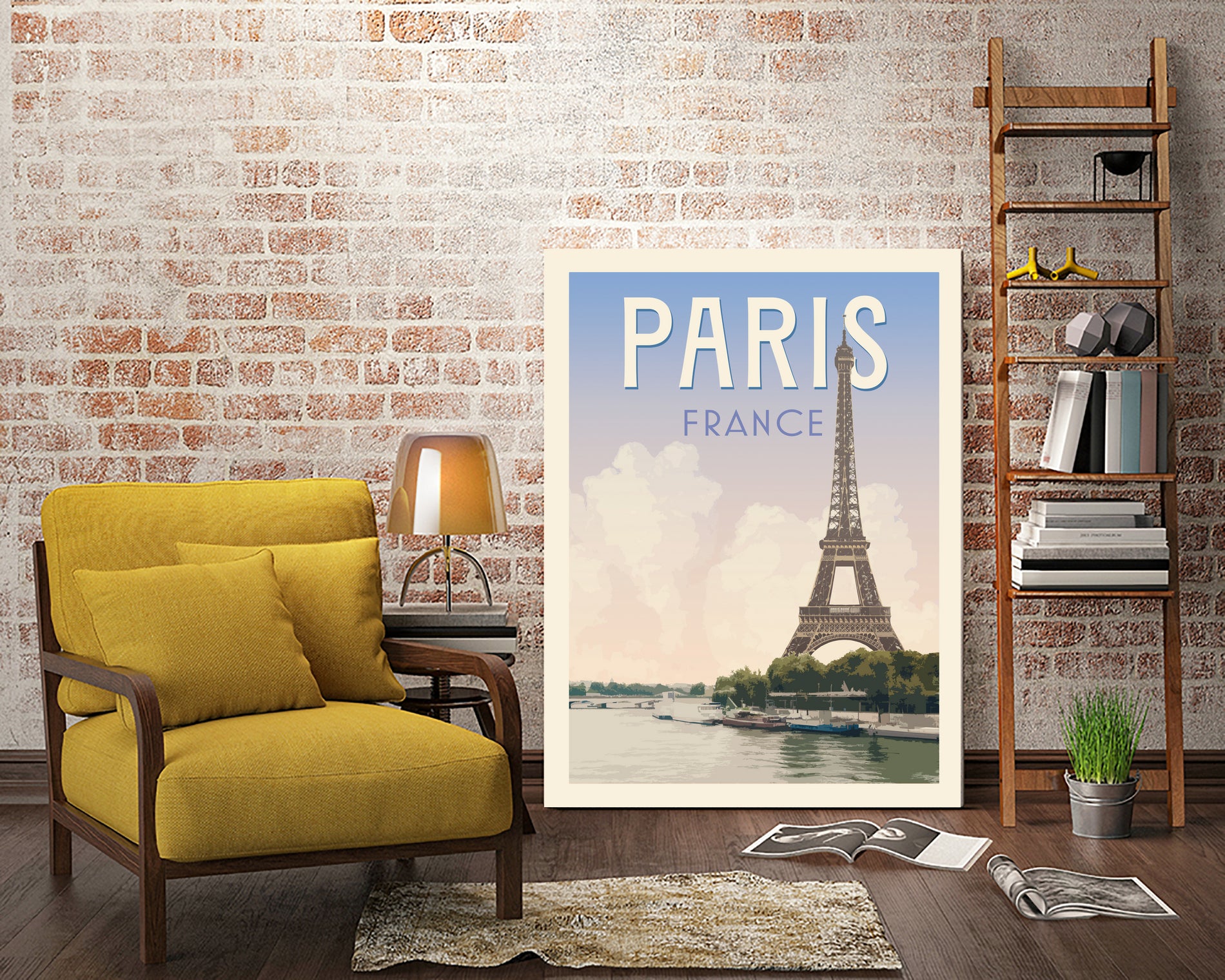 Retro Style Travel by Victoria Barnes on GIANT ART - landscape