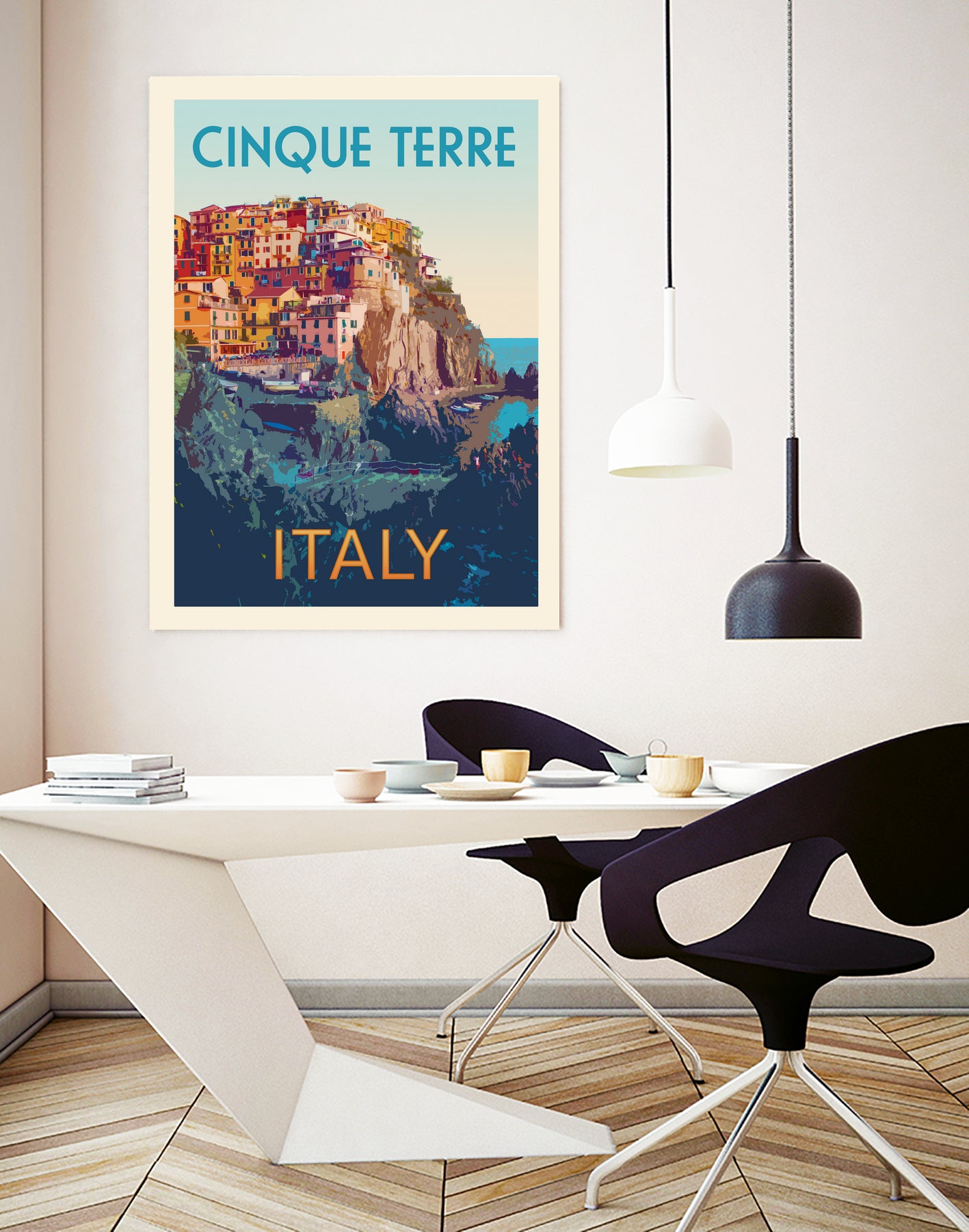 Retro Style Travel by Victoria Barnes on GIANT ART - landscape