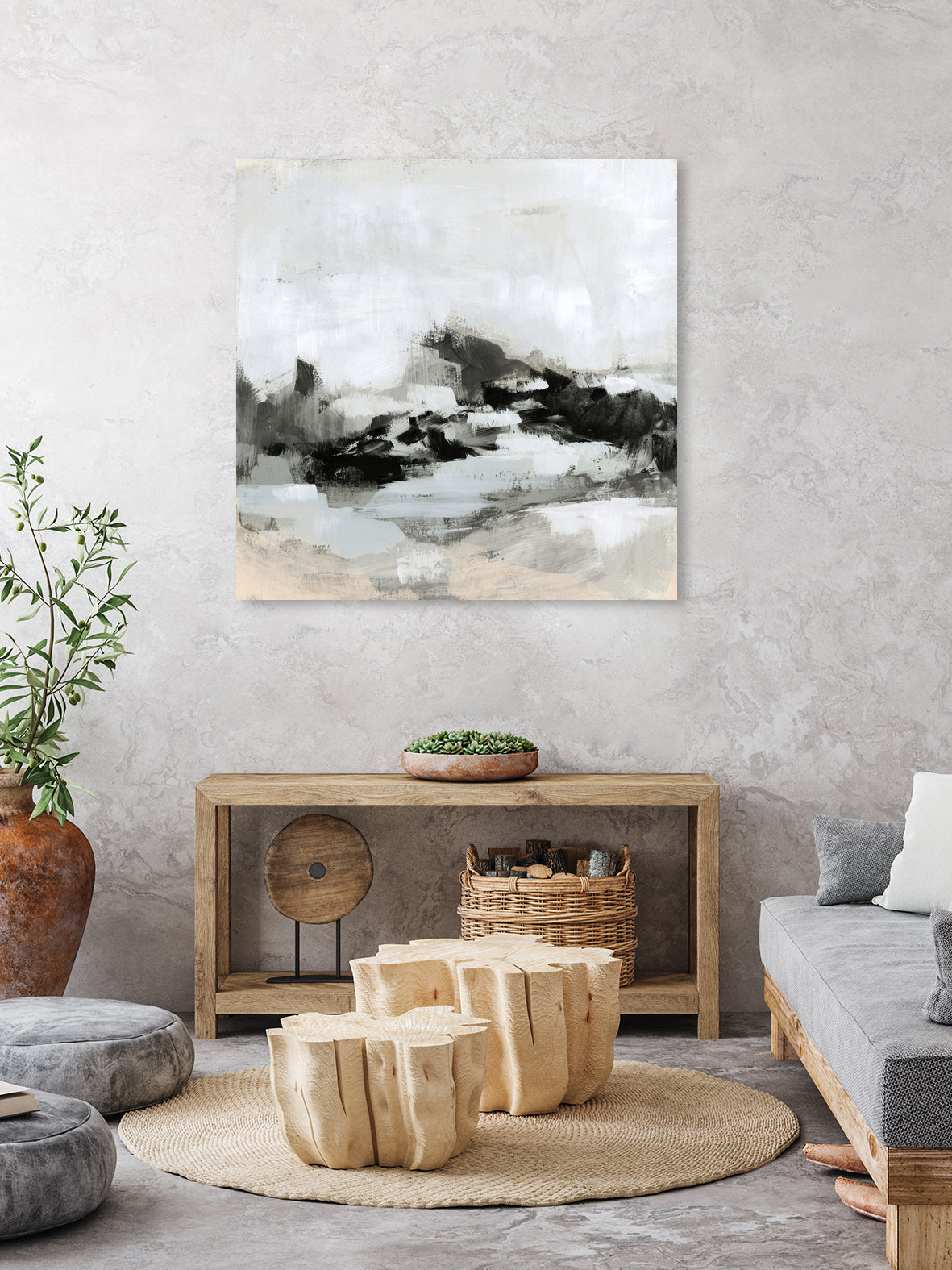 Obsidian Tundra I by June Erica Vess on GIANT ART - abstract