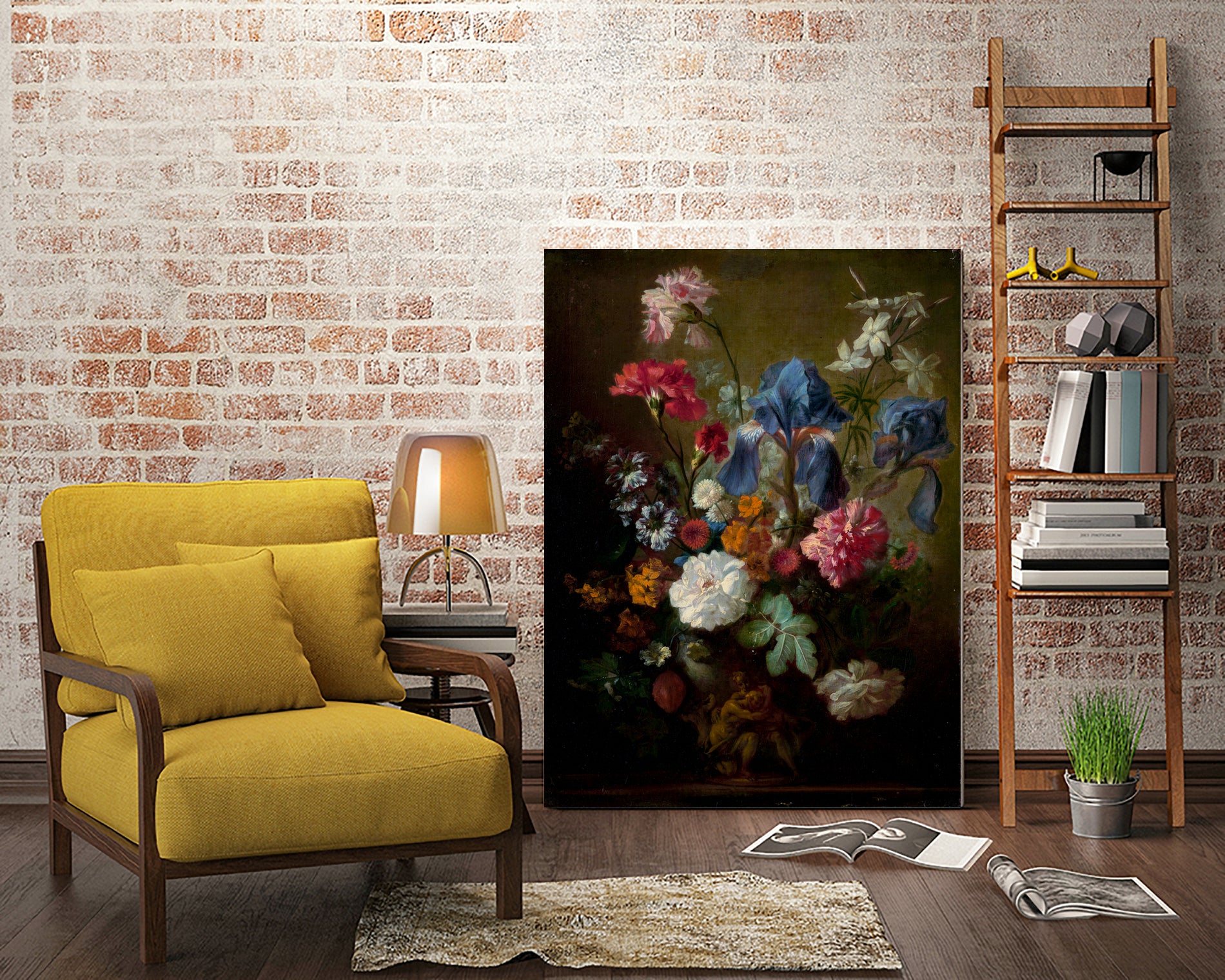 Demure Dutch Floral I by Jan Van Huysum on GIANT ART - botanical