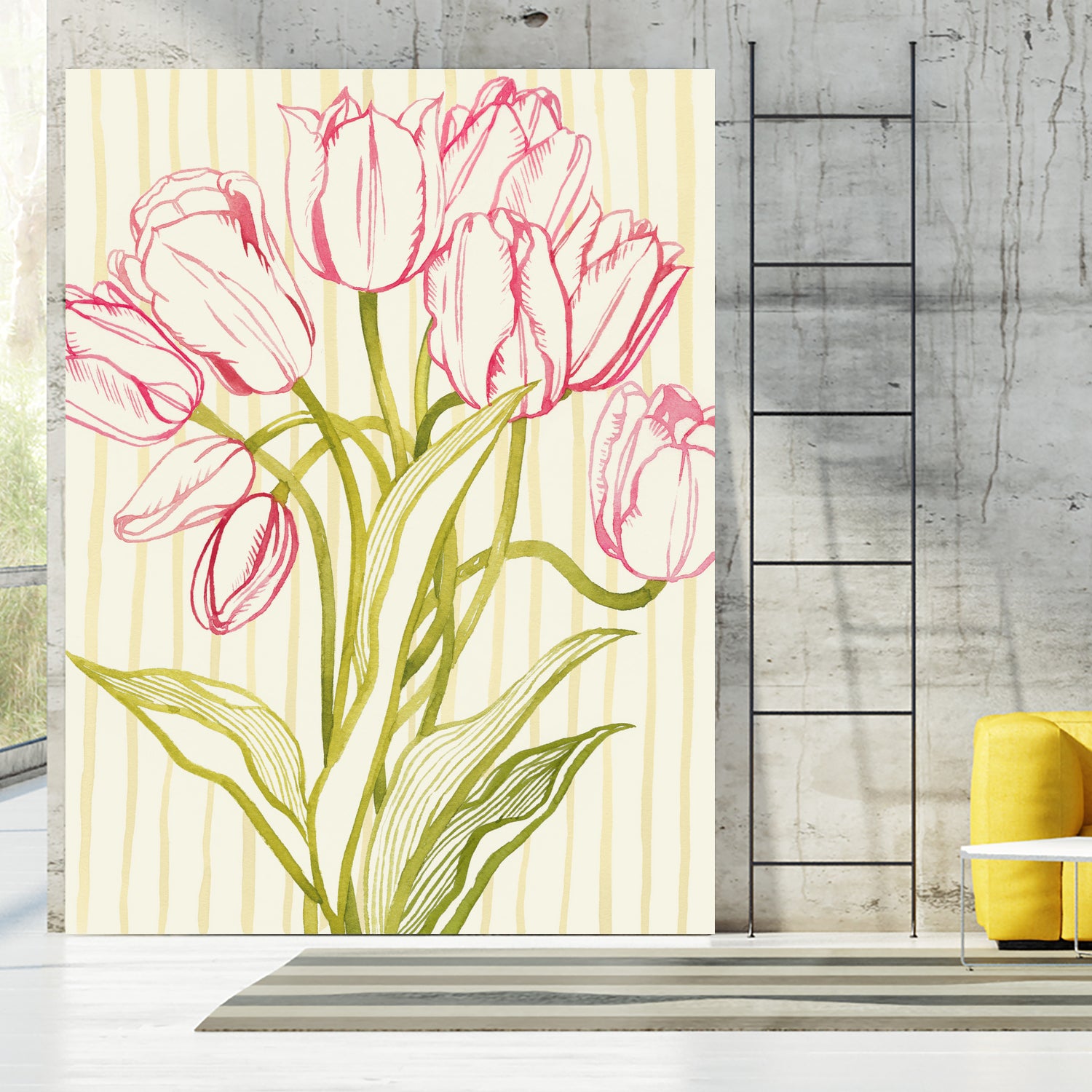 Sunday Best II by Grace Popp on GIANT ART - floral botanicals flowers