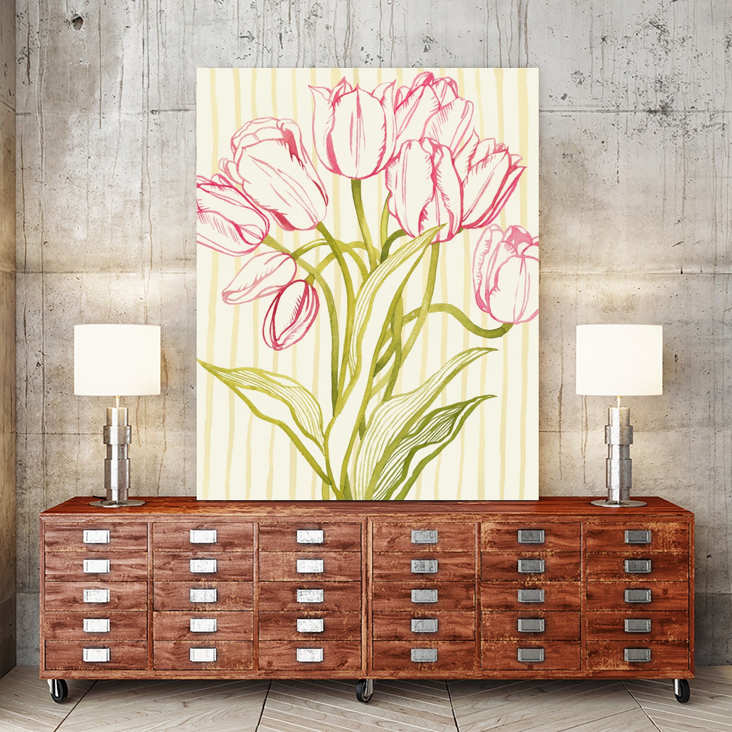 Sunday Best II by Grace Popp on GIANT ART - floral botanicals flowers