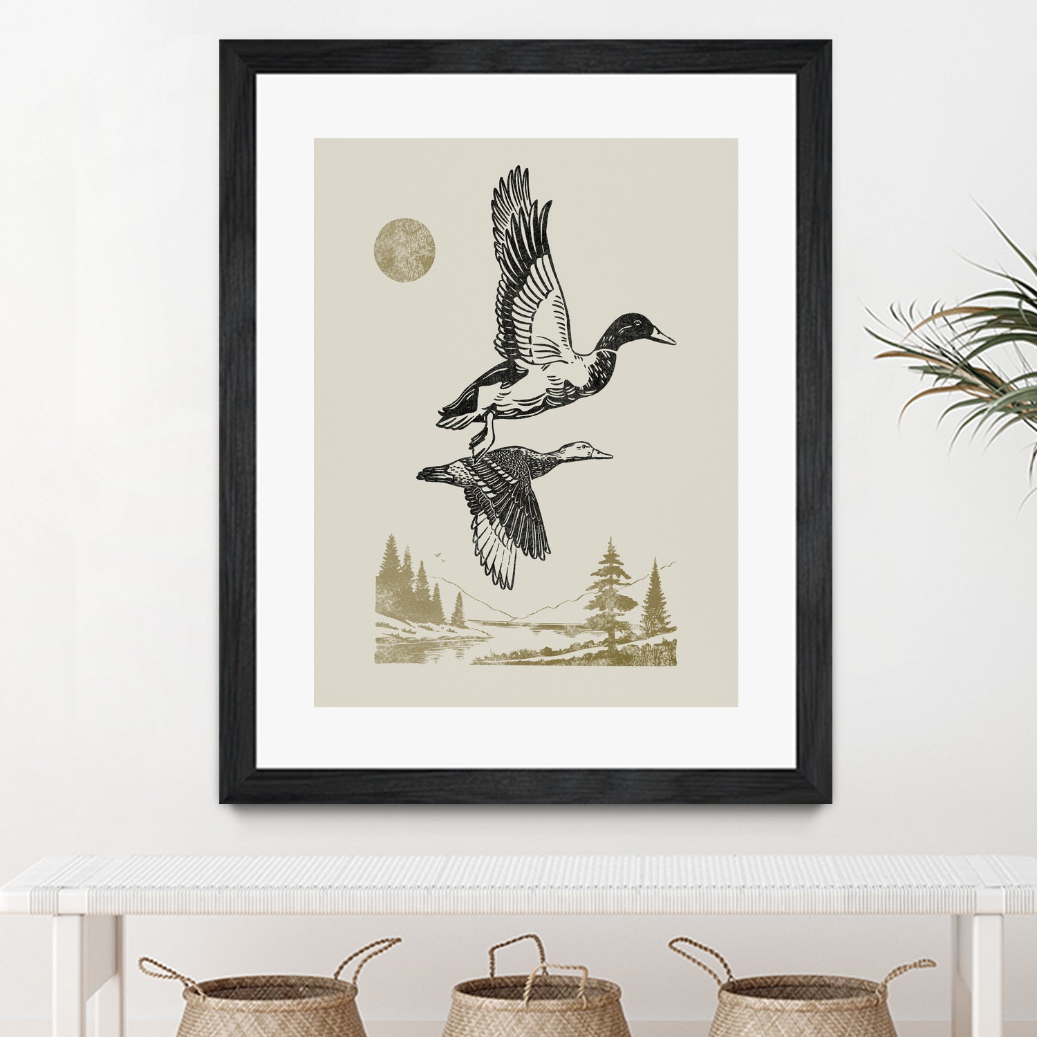 Lake Meditation l by Victoria Barnes on GIANT ART - animals nature birds