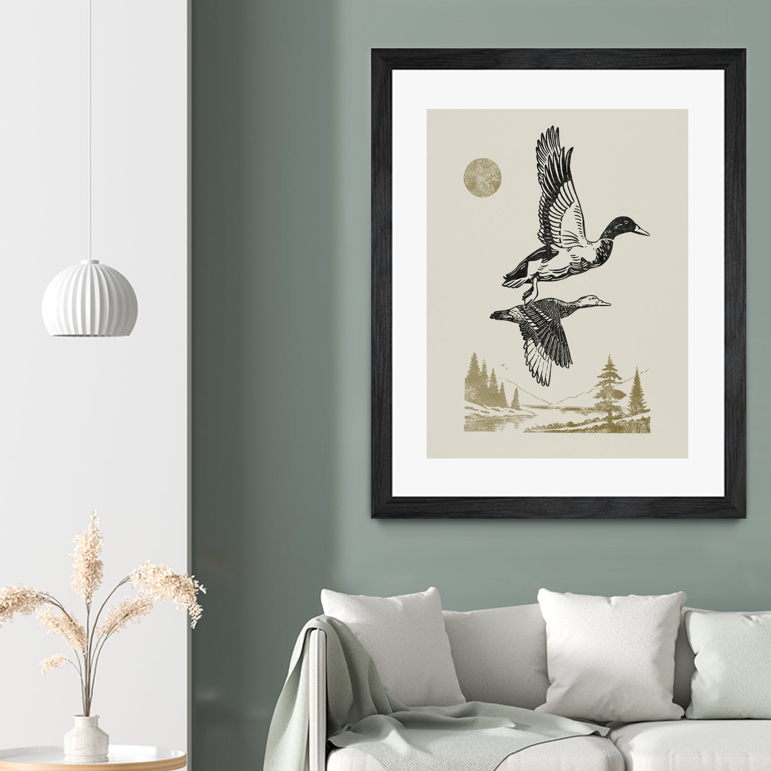 Lake Meditation l by Victoria Barnes on GIANT ART - animals nature birds