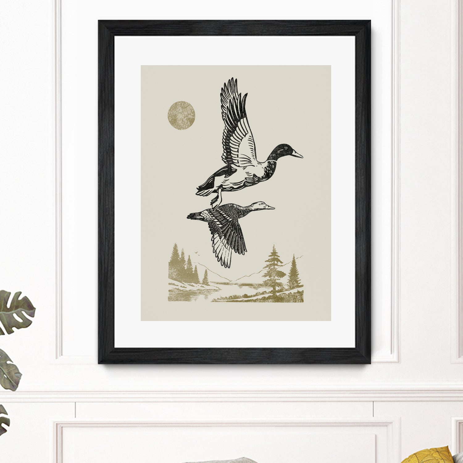 Lake Meditation l by Victoria Barnes on GIANT ART - animals nature birds