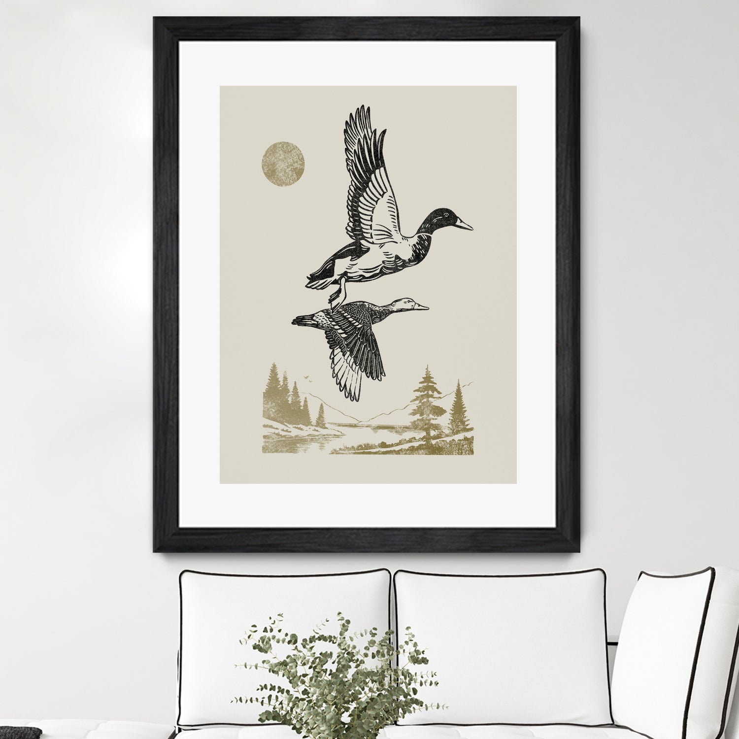 Lake Meditation l by Victoria Barnes on GIANT ART - animals nature birds