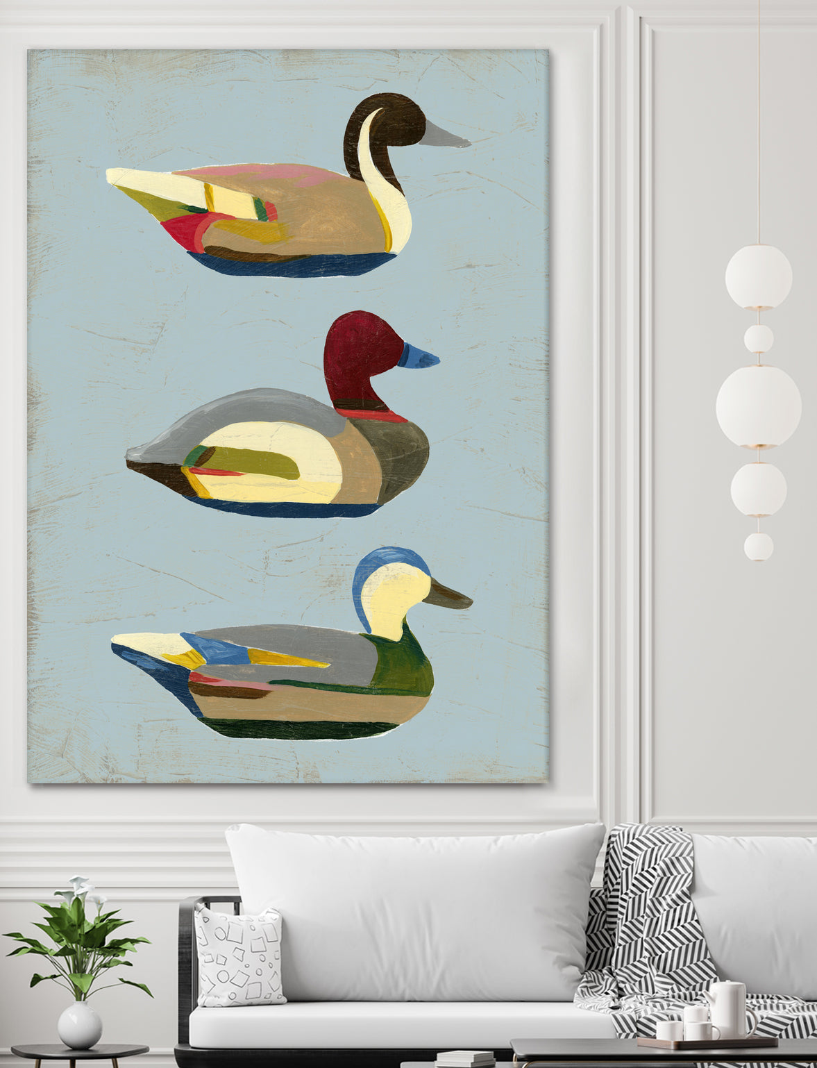 Decoy Ducks I by June Erica Vess on GIANT ART - animals nature birds
