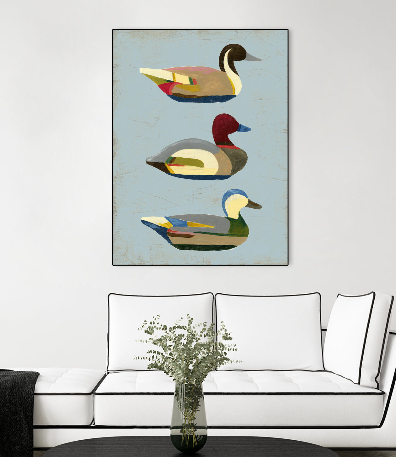 Decoy Ducks I by June Erica Vess on GIANT ART - animals nature birds