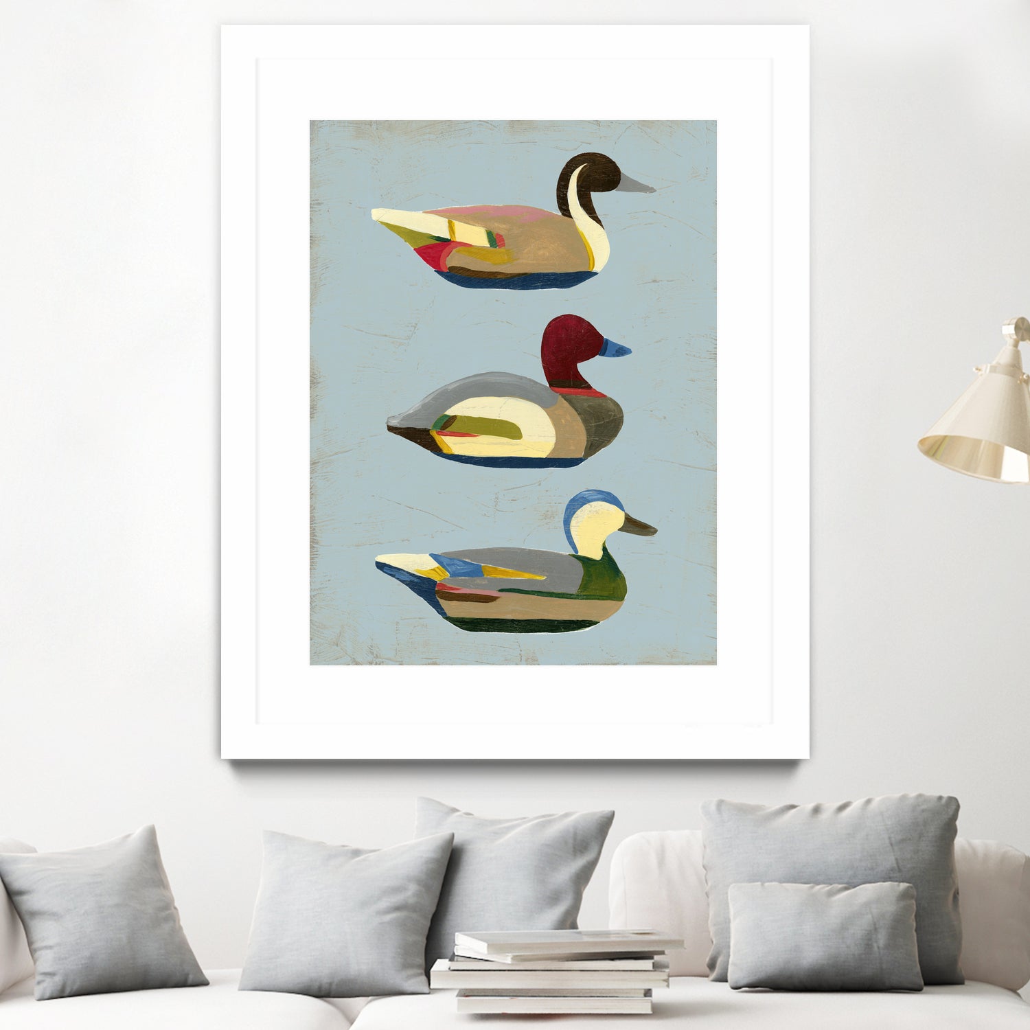 Decoy Ducks I by June Erica Vess on GIANT ART - animals nature birds