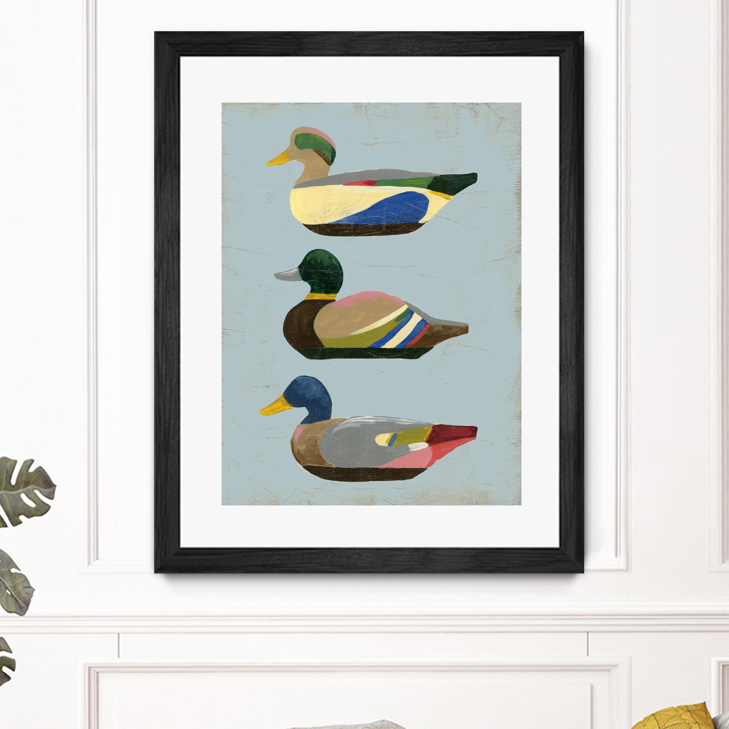 Decoy Ducks II by June Erica Vess on GIANT ART - animals nature birds