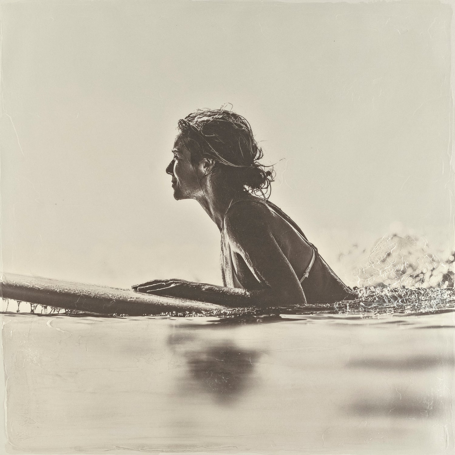 Malibu Paddleout I by Walker Noble on GIANT ART - sports watersports