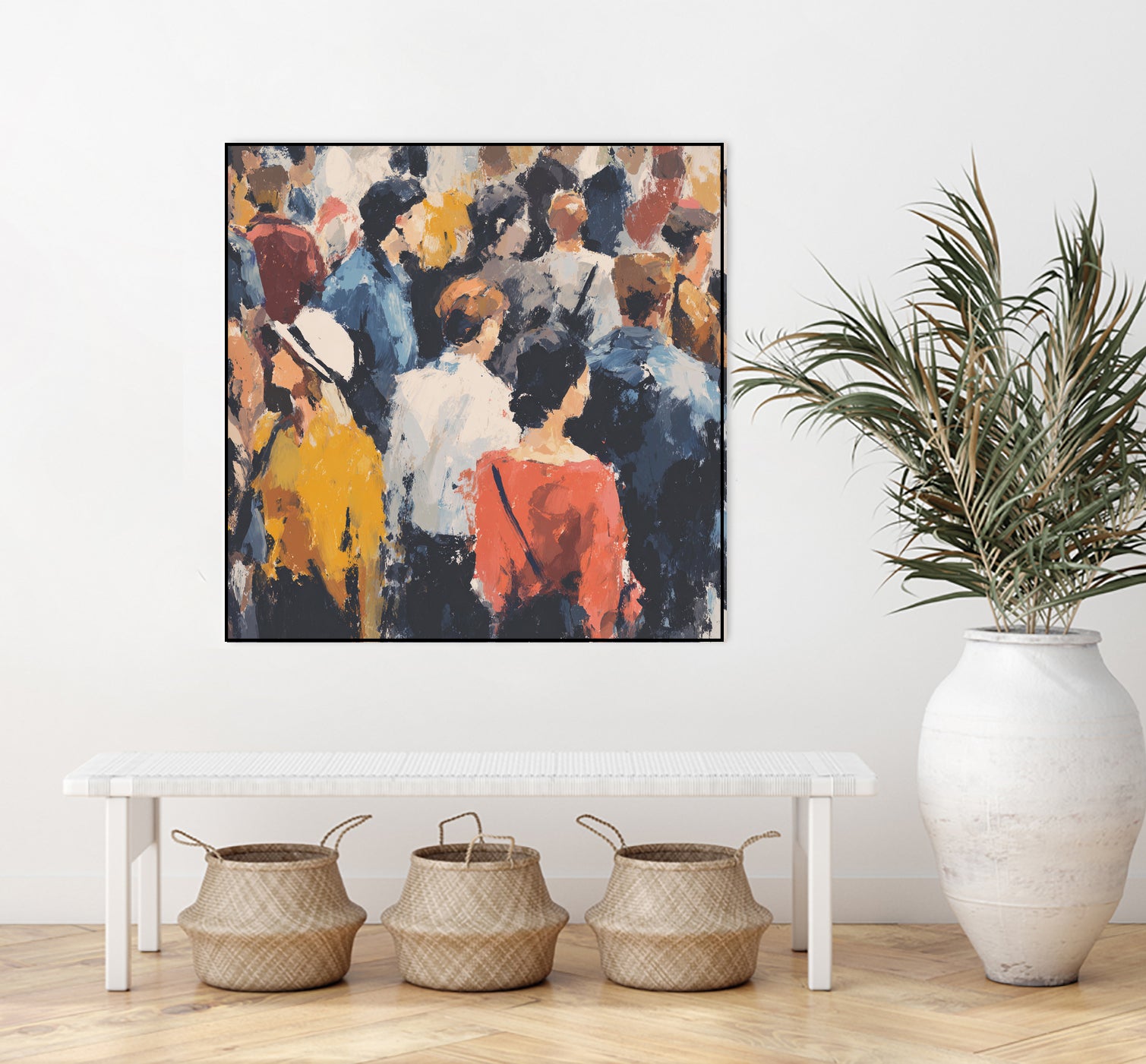 Faces in the Crowd II by Walker Noble on GIANT ART - figurative fashion other