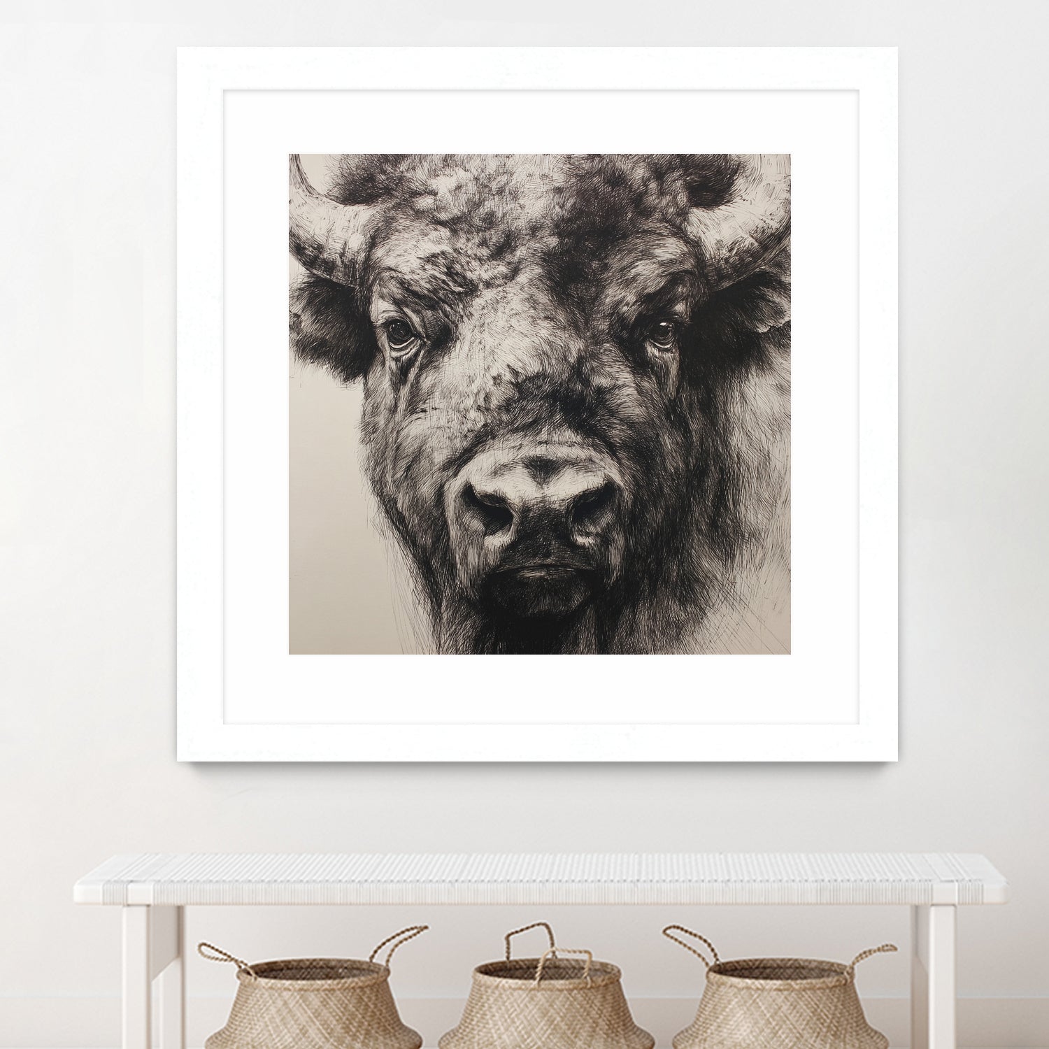 Western Plains Portrait I by Walker Noble on GIANT ART - animals nature horses