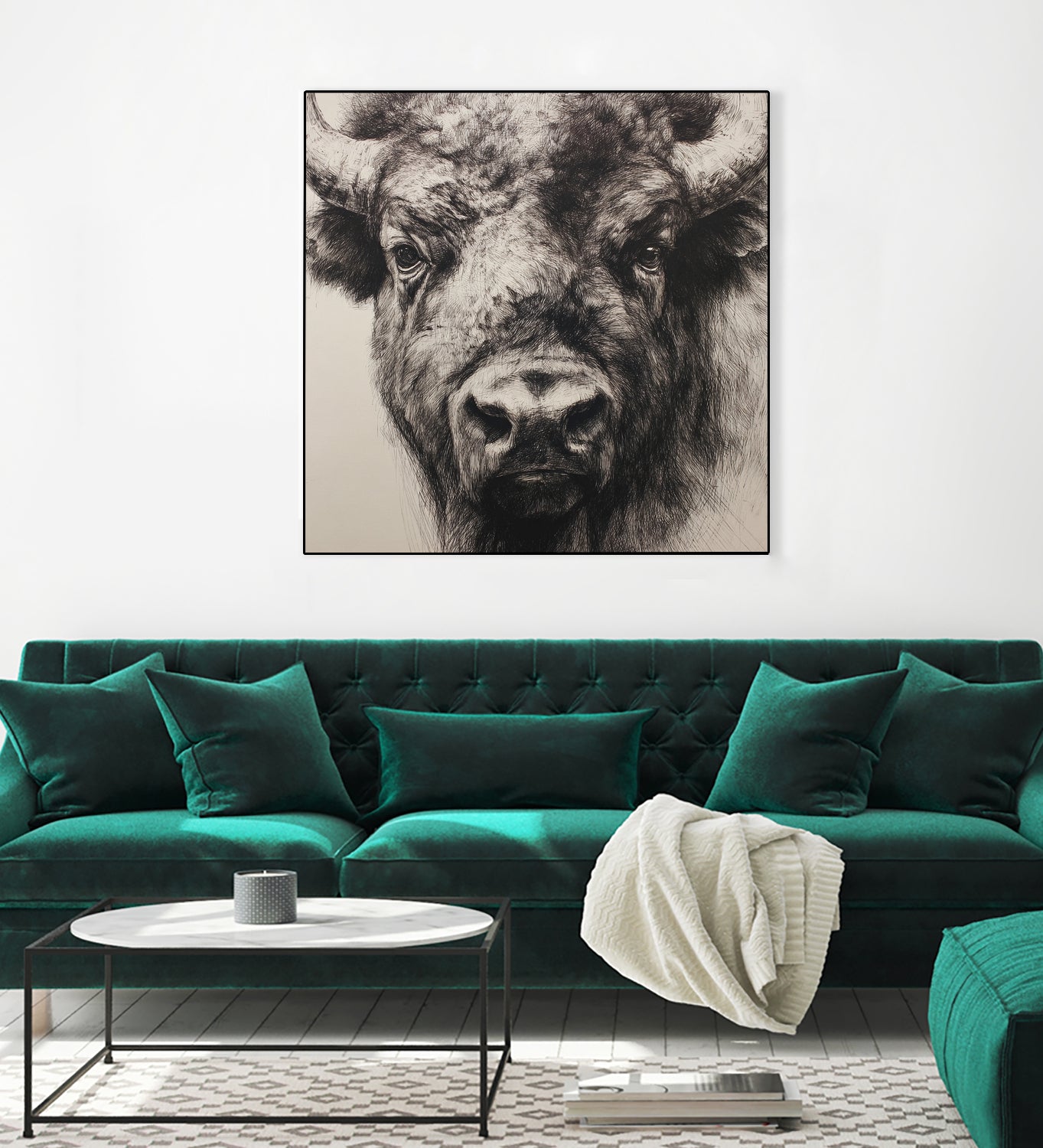 Western Plains Portrait I by Walker Noble on GIANT ART - animals nature horses