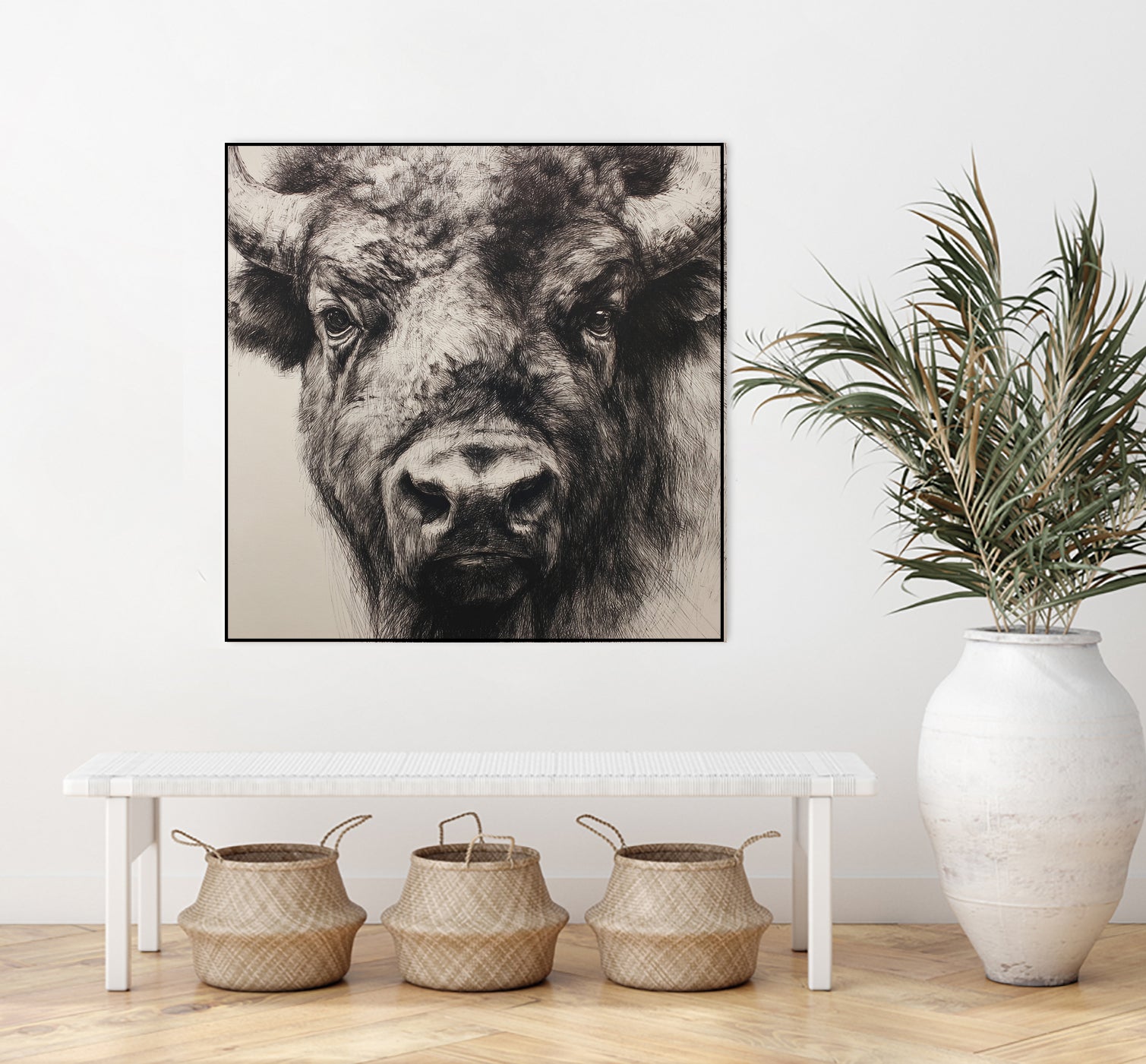 Western Plains Portrait I by Walker Noble on GIANT ART - animals nature horses