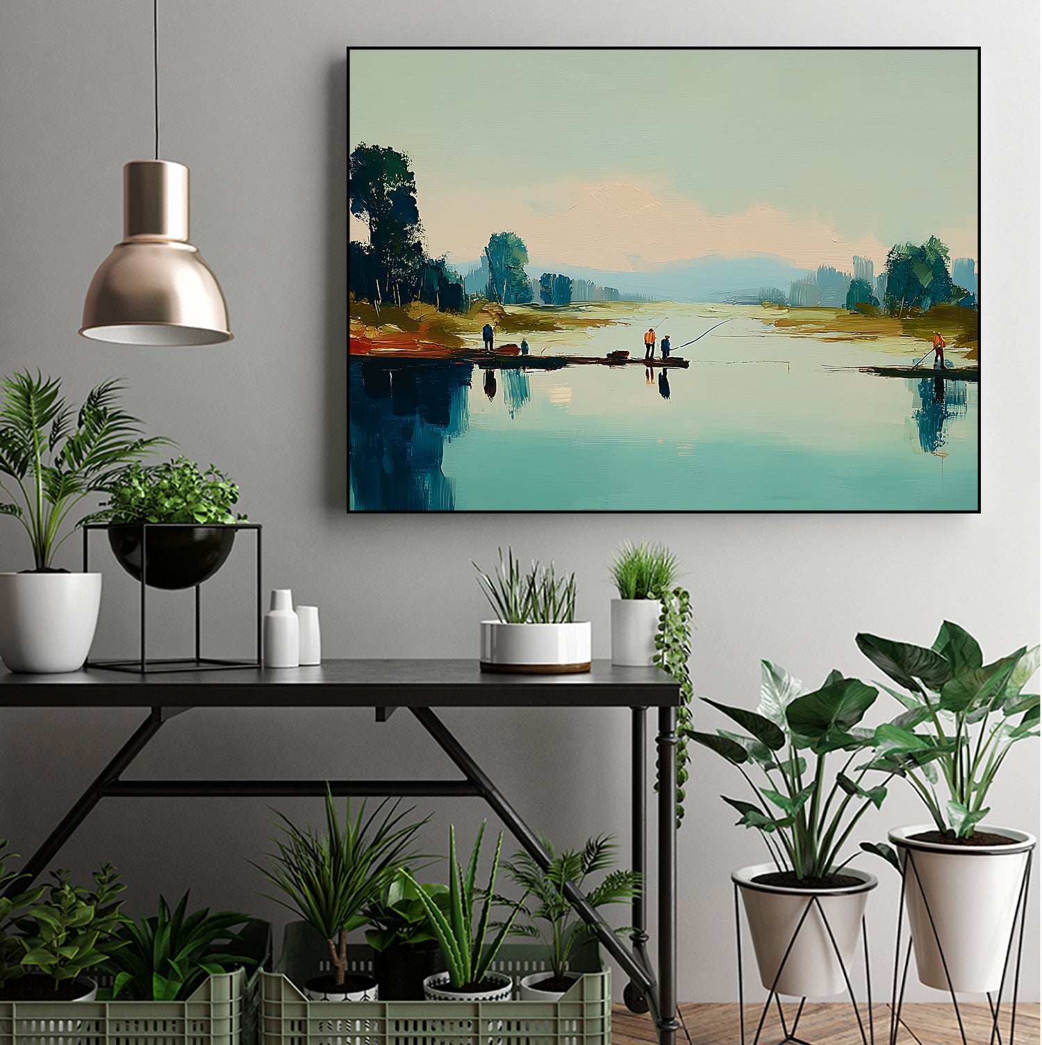 Clear Cast II by Paula Freeman on GIANT ART - sports fishing