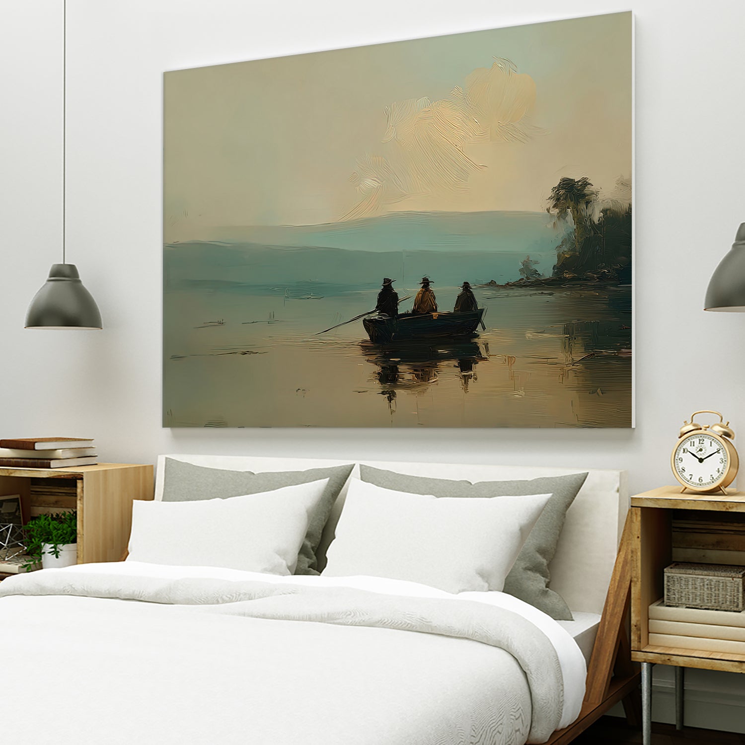 Twilight Catch II by Paula Freeman on GIANT ART - sports fishing