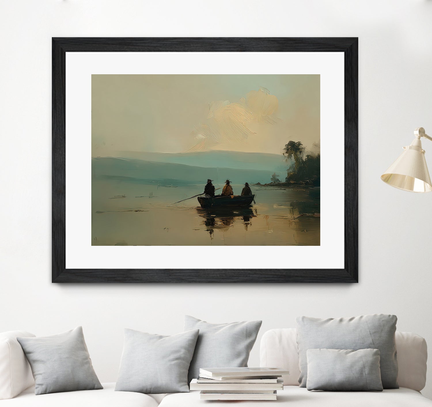 Twilight Catch II by Paula Freeman on GIANT ART - sports fishing