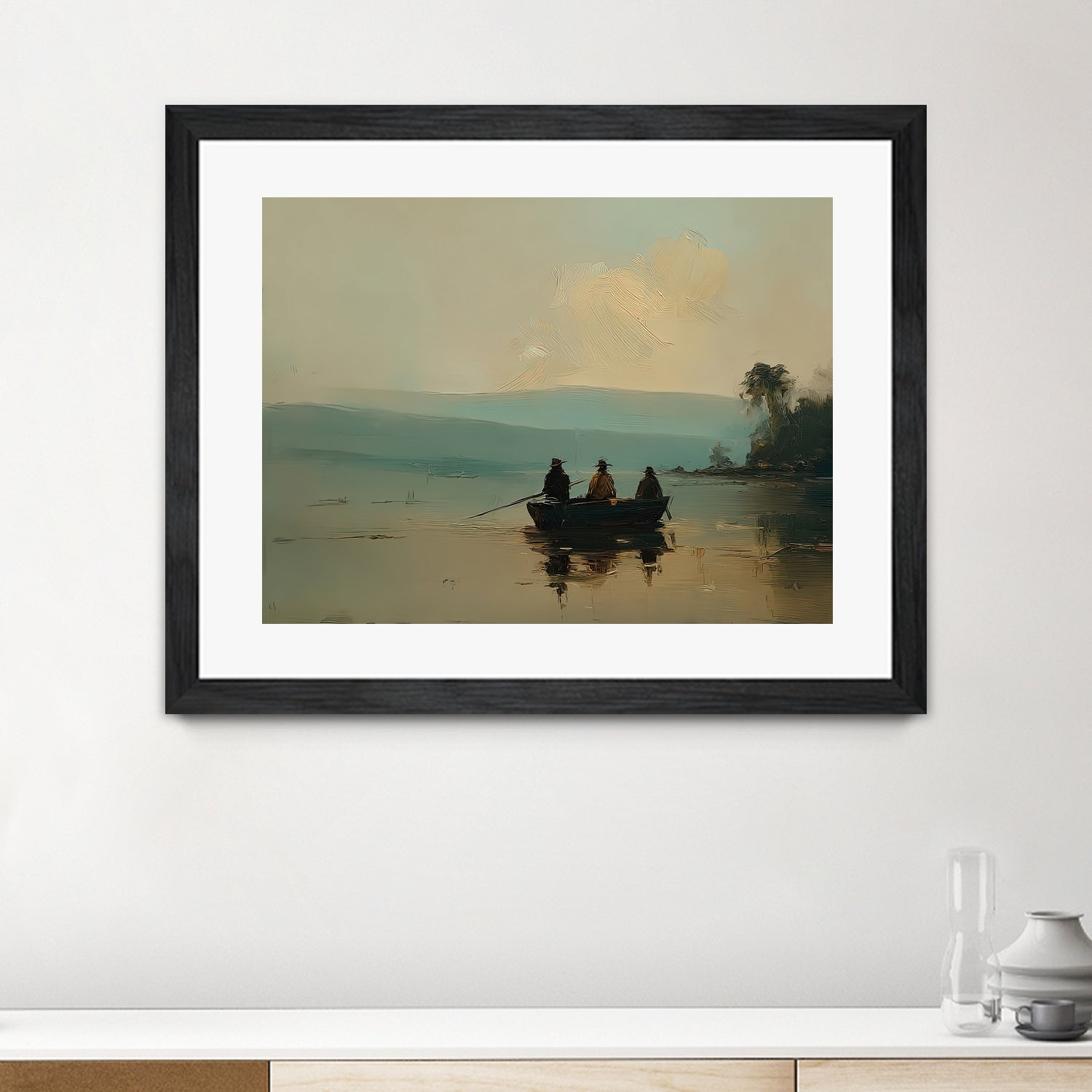 Twilight Catch II by Paula Freeman on GIANT ART - sports fishing