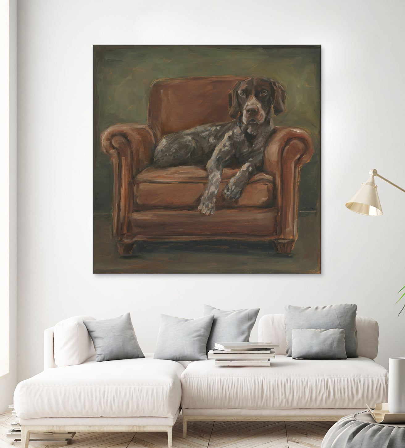Hunting Lounge I by Ethan Harper on GIANT ART - animals nature pets