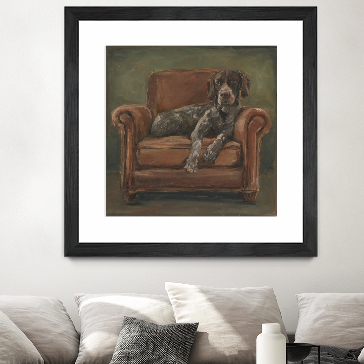 Hunting Lounge I by Ethan Harper on GIANT ART - animals nature pets