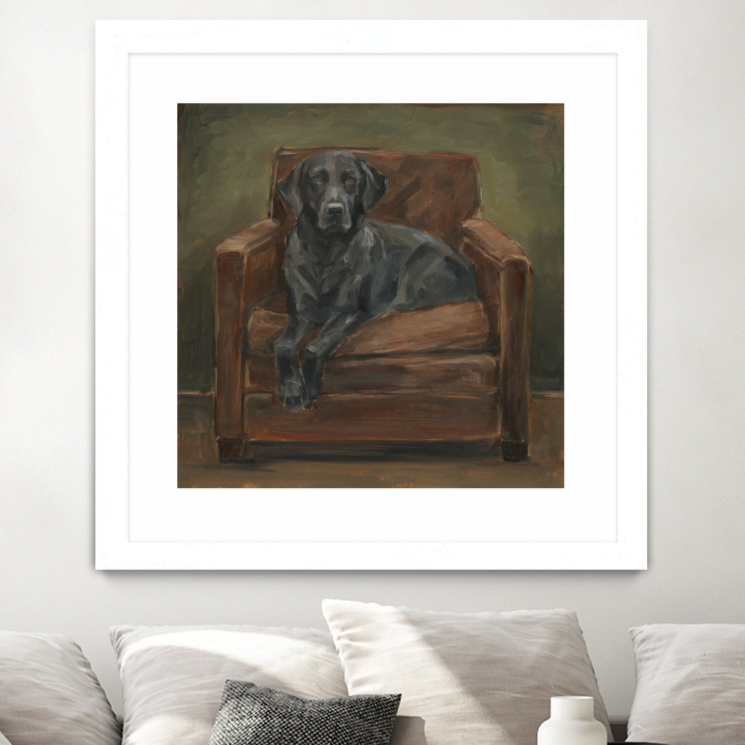 Hunting Lounge II by Ethan Harper on GIANT ART - animals nature pets