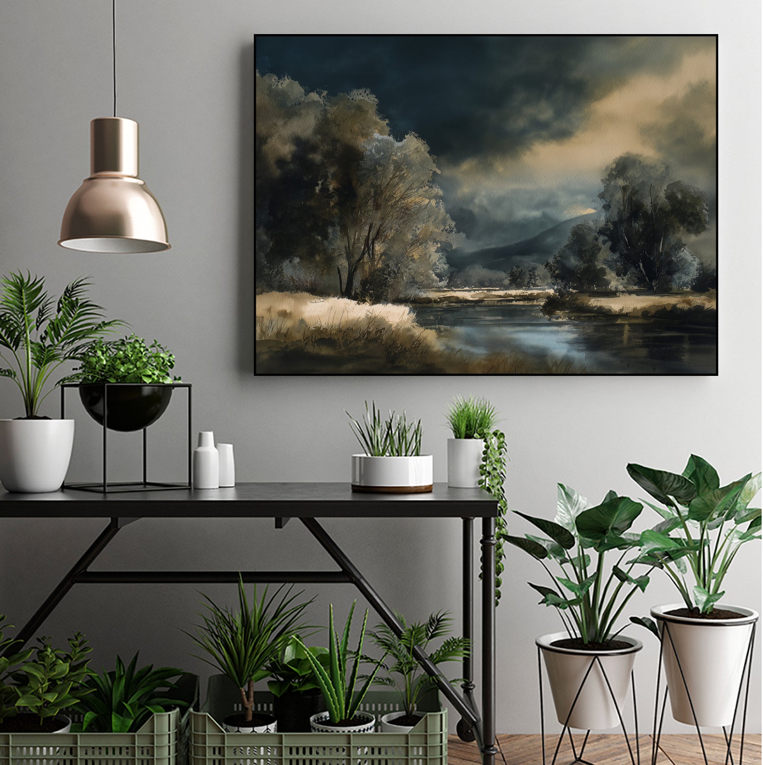 Dark Horizon I by Paula Freeman on GIANT ART - landscapes seascapes countryside