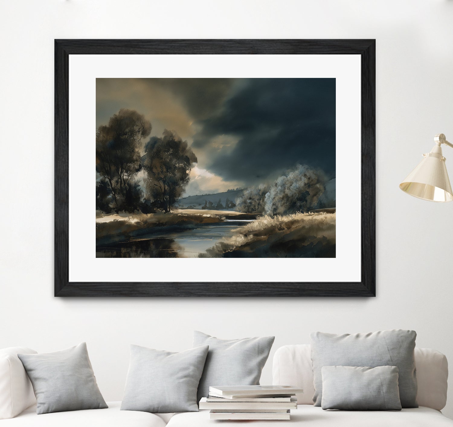 Dark Horizon II by Paula Freeman on GIANT ART - landscapes seascapes countryside