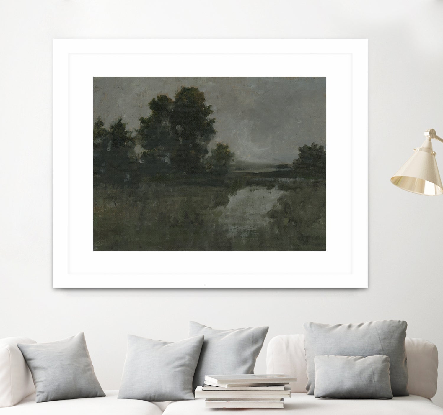 Moody Marsh I by Ethan Harper on GIANT ART - landscapes seascapes countryside