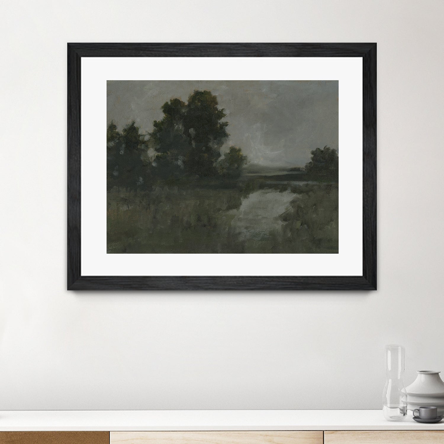 Moody Marsh I by Ethan Harper on GIANT ART - landscapes seascapes countryside