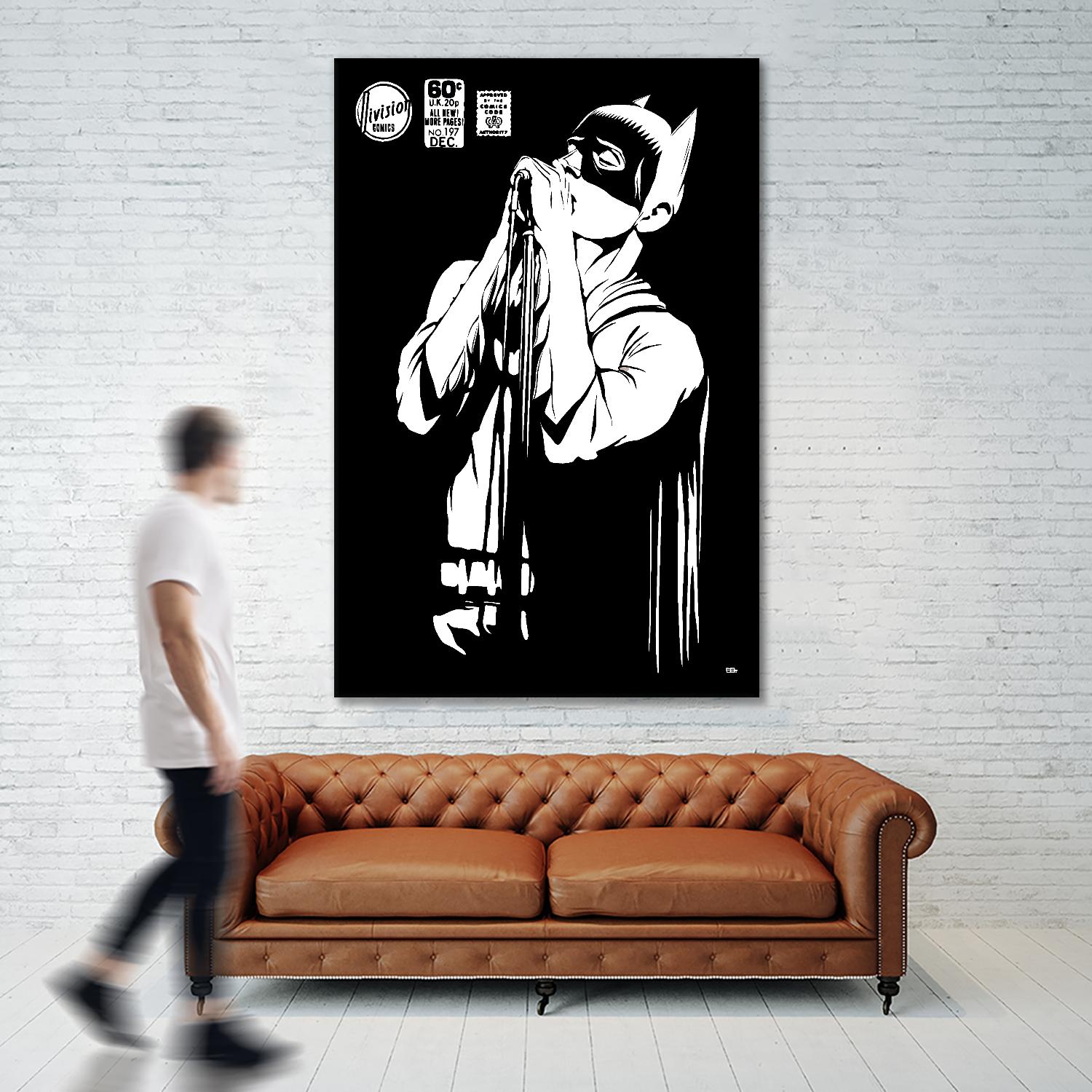 Post-Punk Dark Knight | The Shadowplay B&W Edition by Butcher Billy on GIANT ART