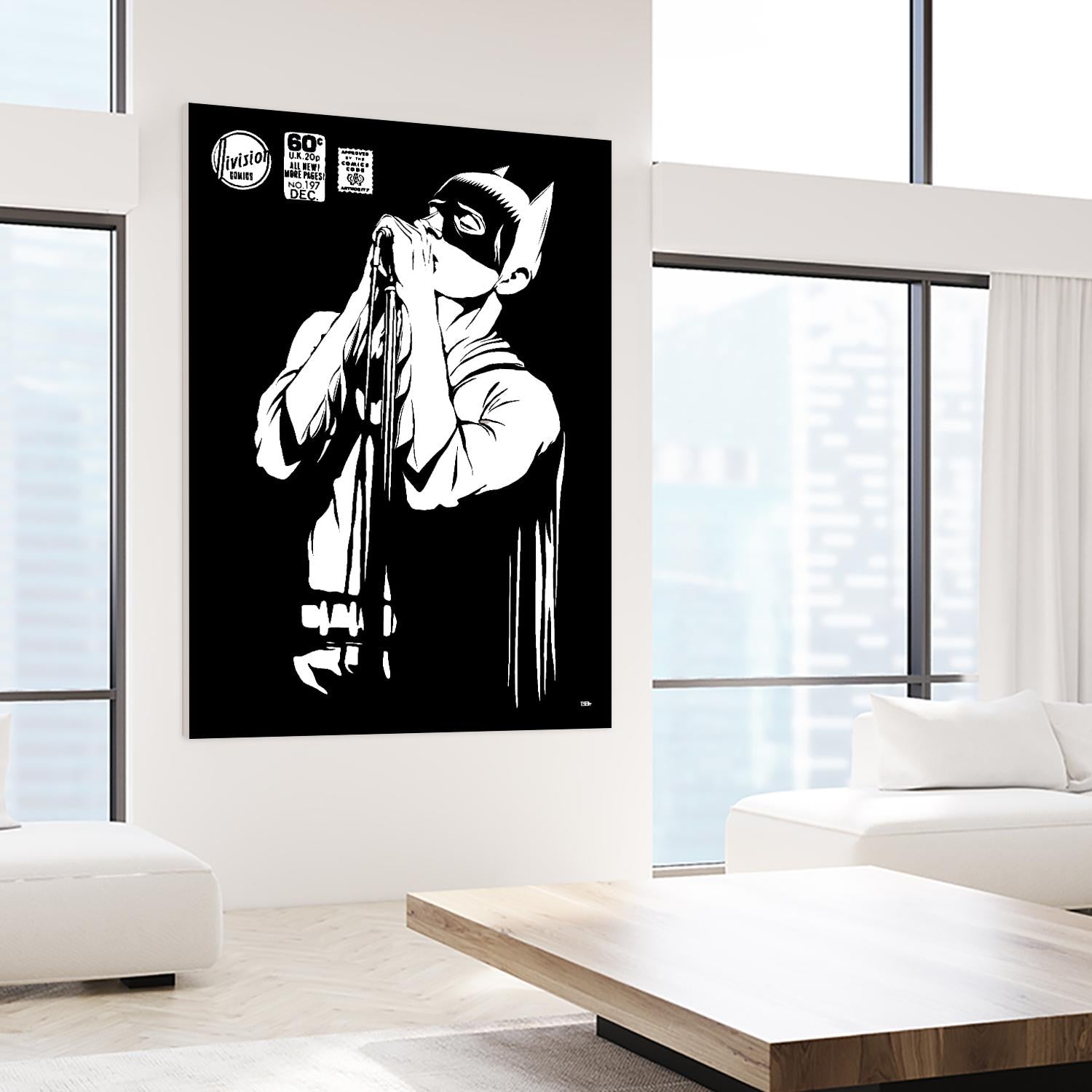 Post-Punk Dark Knight | The Shadowplay B&W Edition by Butcher Billy on GIANT ART