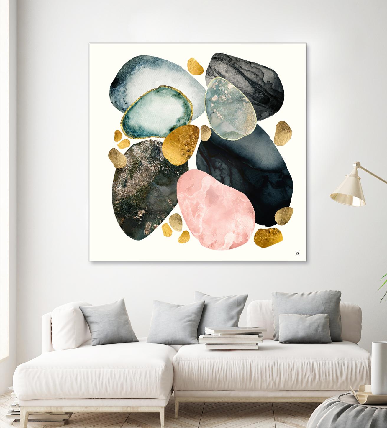 Pebble Abstract by SpaceFrog Designs on GIANT ART