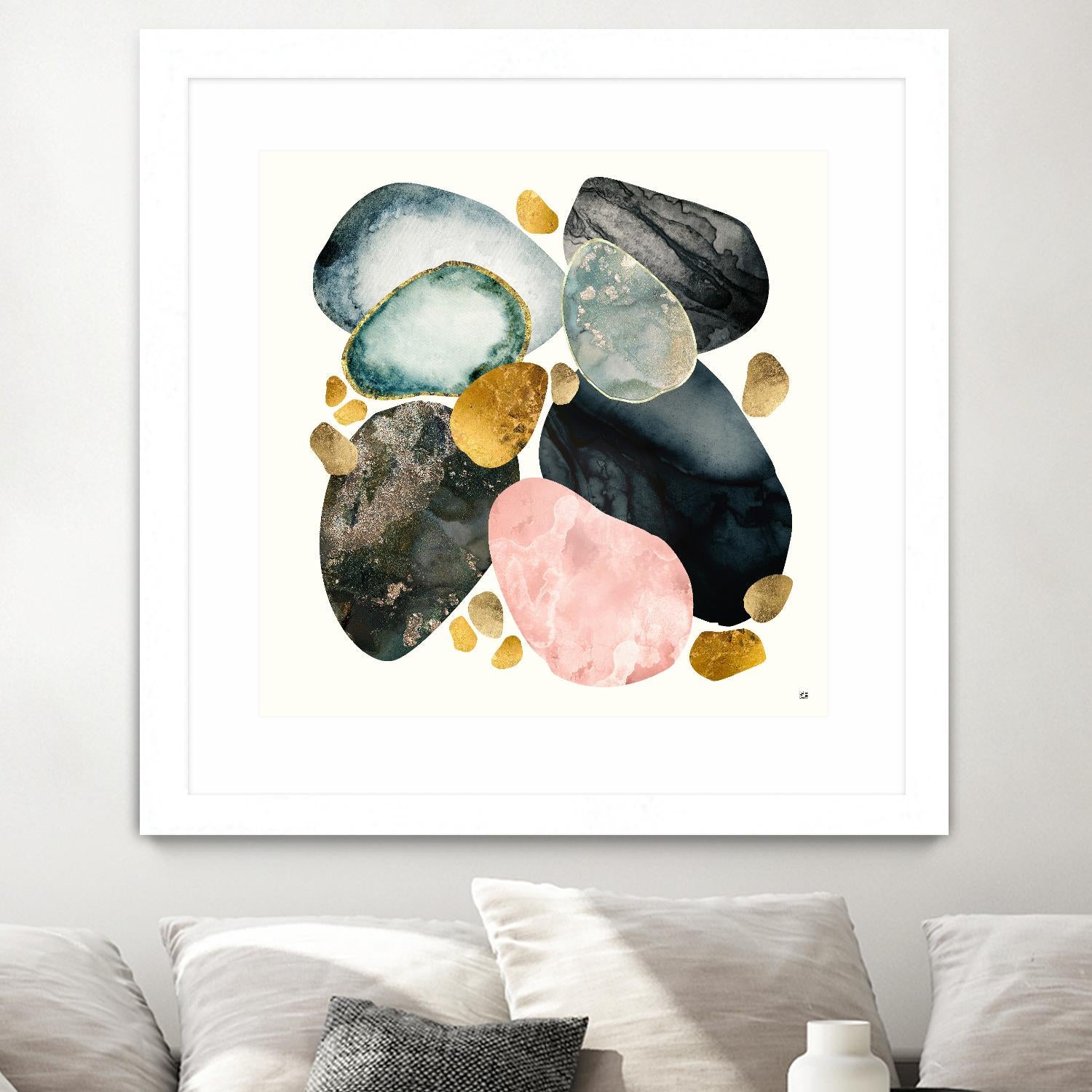 Pebble Abstract by SpaceFrog Designs on GIANT ART