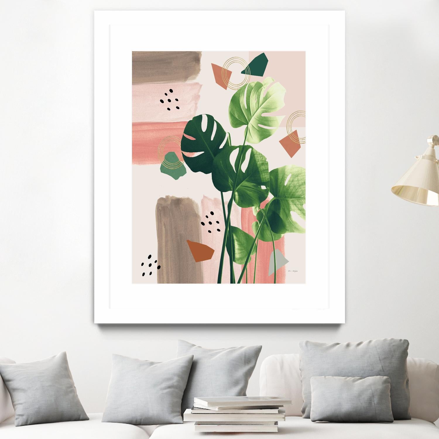 Monstera Summer Glam #1 #tropical #decor #art by Anita's & Bella's Art on GIANT ART