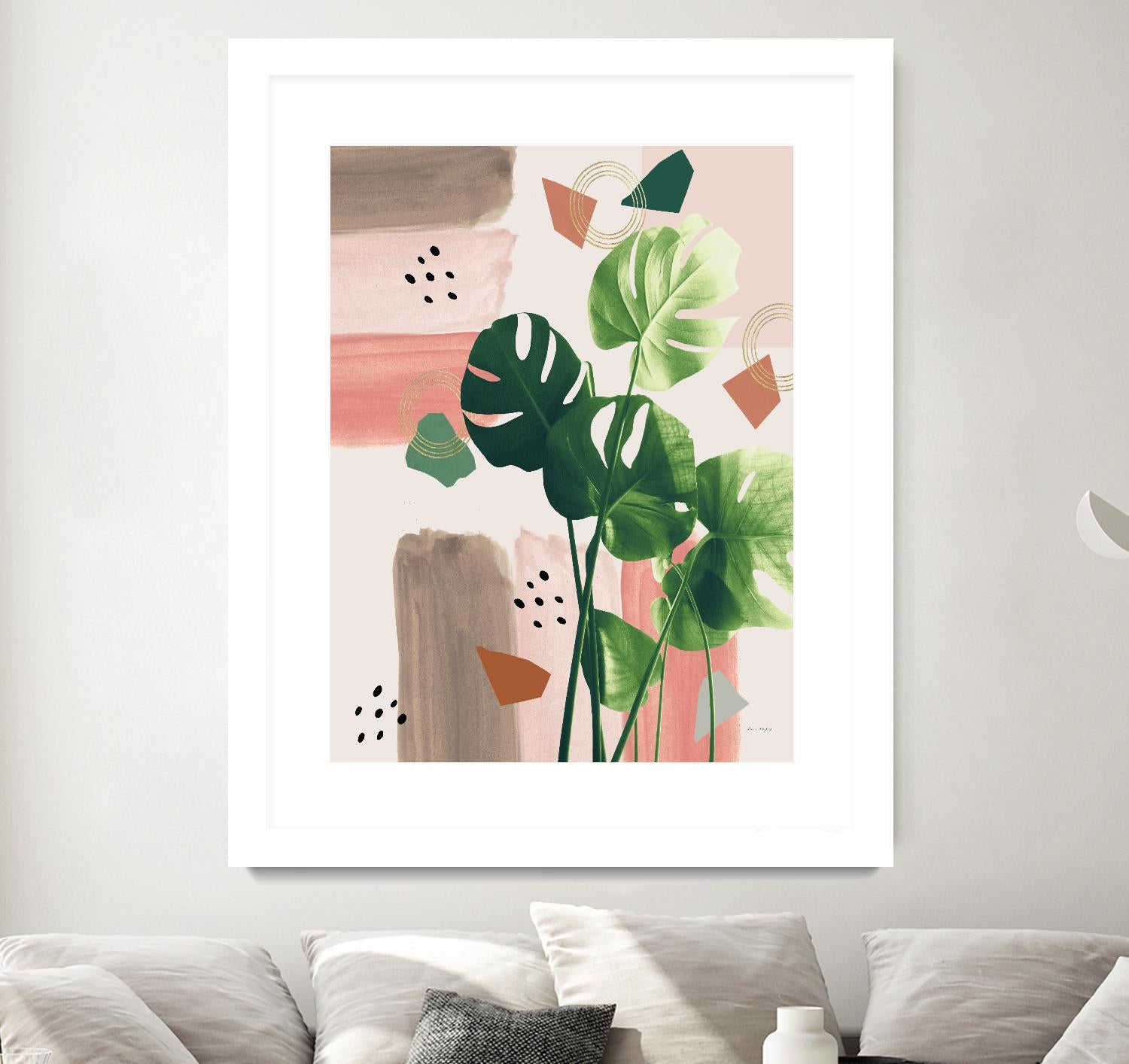 Monstera Summer Glam #1 #tropical #decor #art by Anita's & Bella's Art on GIANT ART