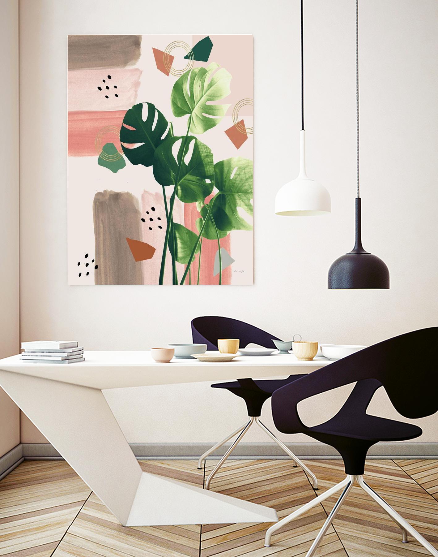 Monstera Summer Glam #1 #tropical #decor #art by Anita's & Bella's Art on GIANT ART